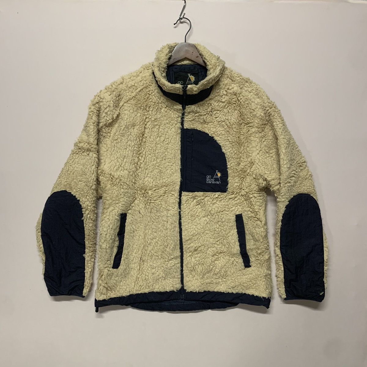 Japanese Brand × go slow caravan Go Slow Caravan Brand Sherpa Fleece Zipper Jacket Size US M / EU 48-50 / 2 - 1 Thumbnail