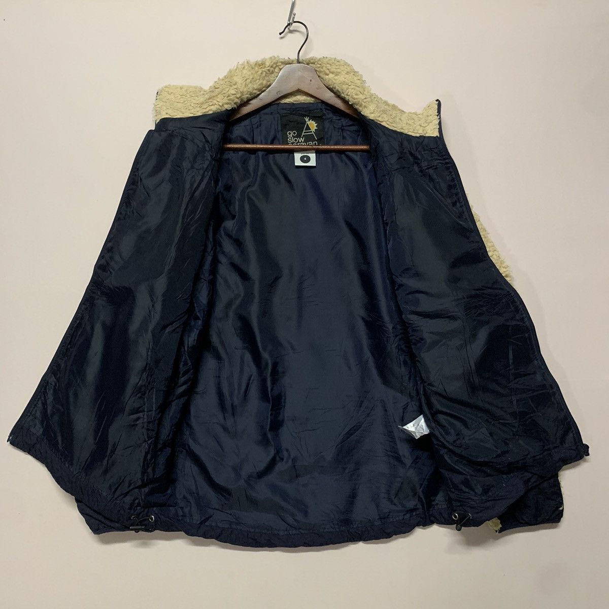Japanese Brand × go slow caravan Go Slow Caravan Brand Sherpa Fleece Zipper Jacket Size US M / EU 48-50 / 2 - 8 Thumbnail
