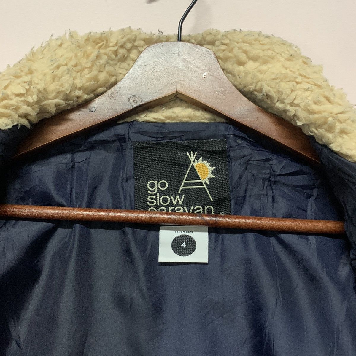 Japanese Brand × go slow caravan Go Slow Caravan Brand Sherpa Fleece Zipper Jacket Size US M / EU 48-50 / 2 - 10 Thumbnail