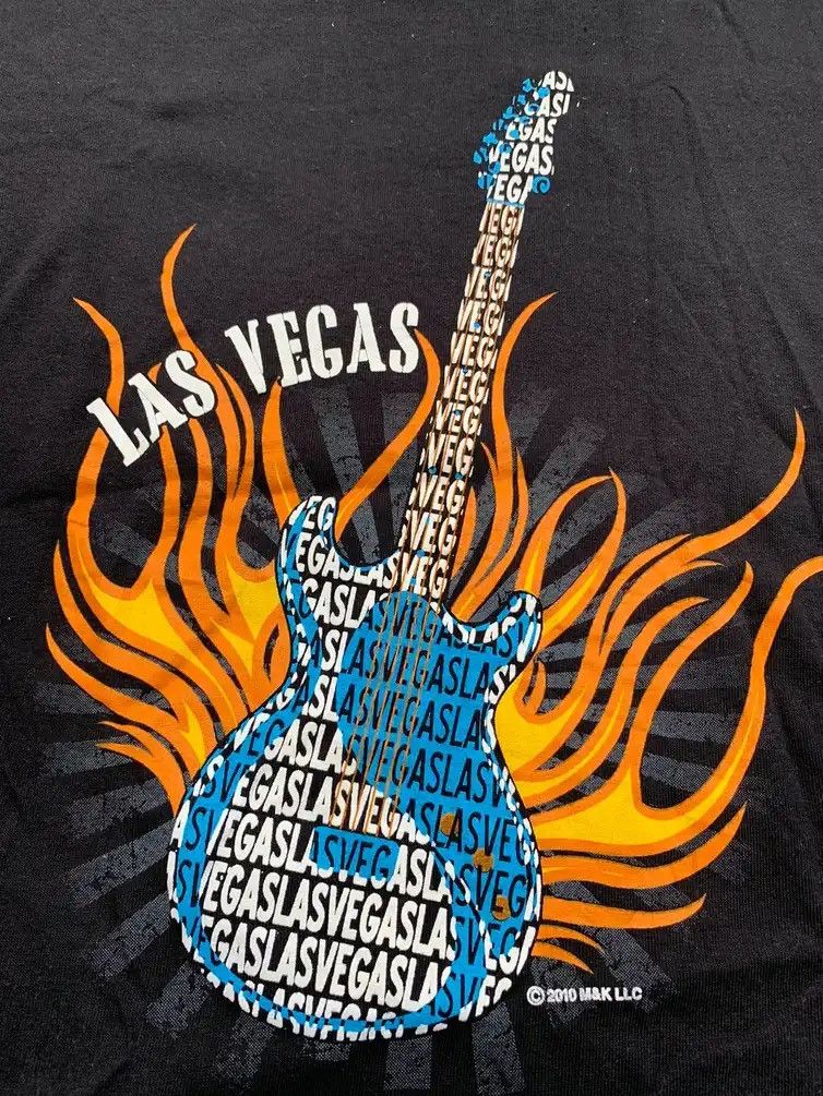 Hard Rock Cafe × Vintage Hard Rock Cafe Tee Las Vegas Guitar Size US S / EU 44-46 / 1 - 5 Thumbnail