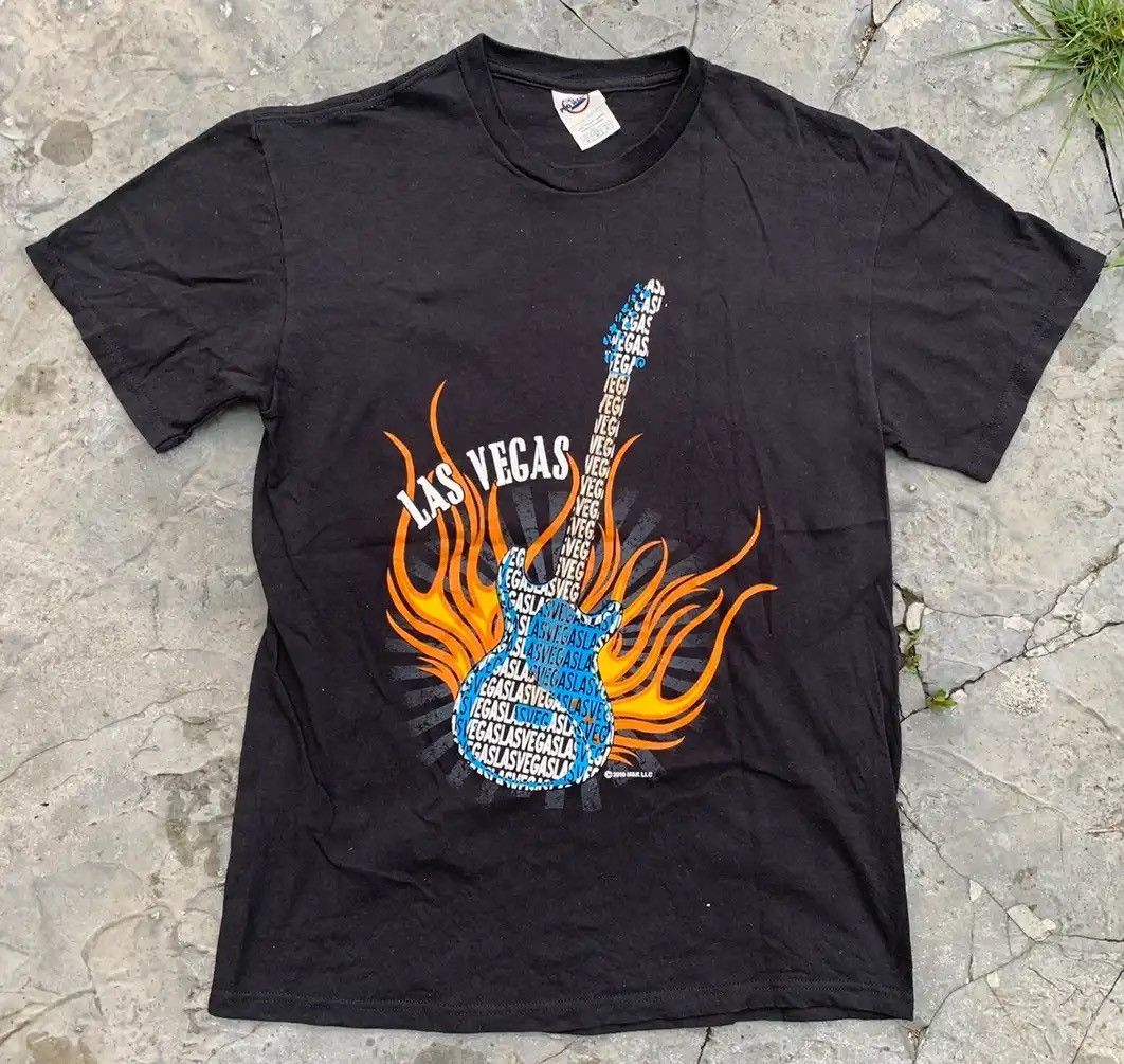 Hard Rock Cafe Tee Las Vegas Guitar