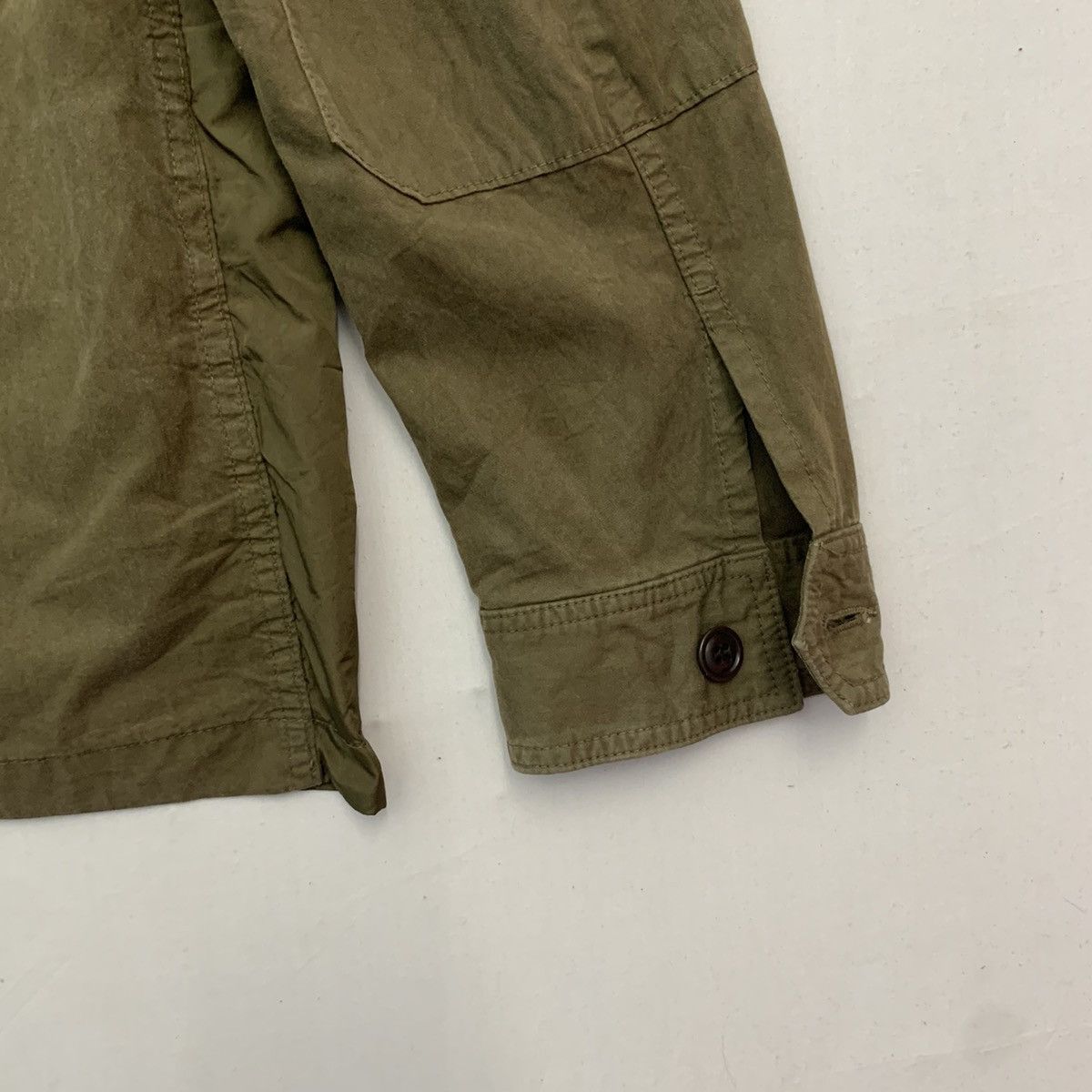 Japanese Brand × Vintage Vintage Fatique Military Army Slank Pocket Jacket Size US M / EU 48-50 / 2 - 8 Thumbnail