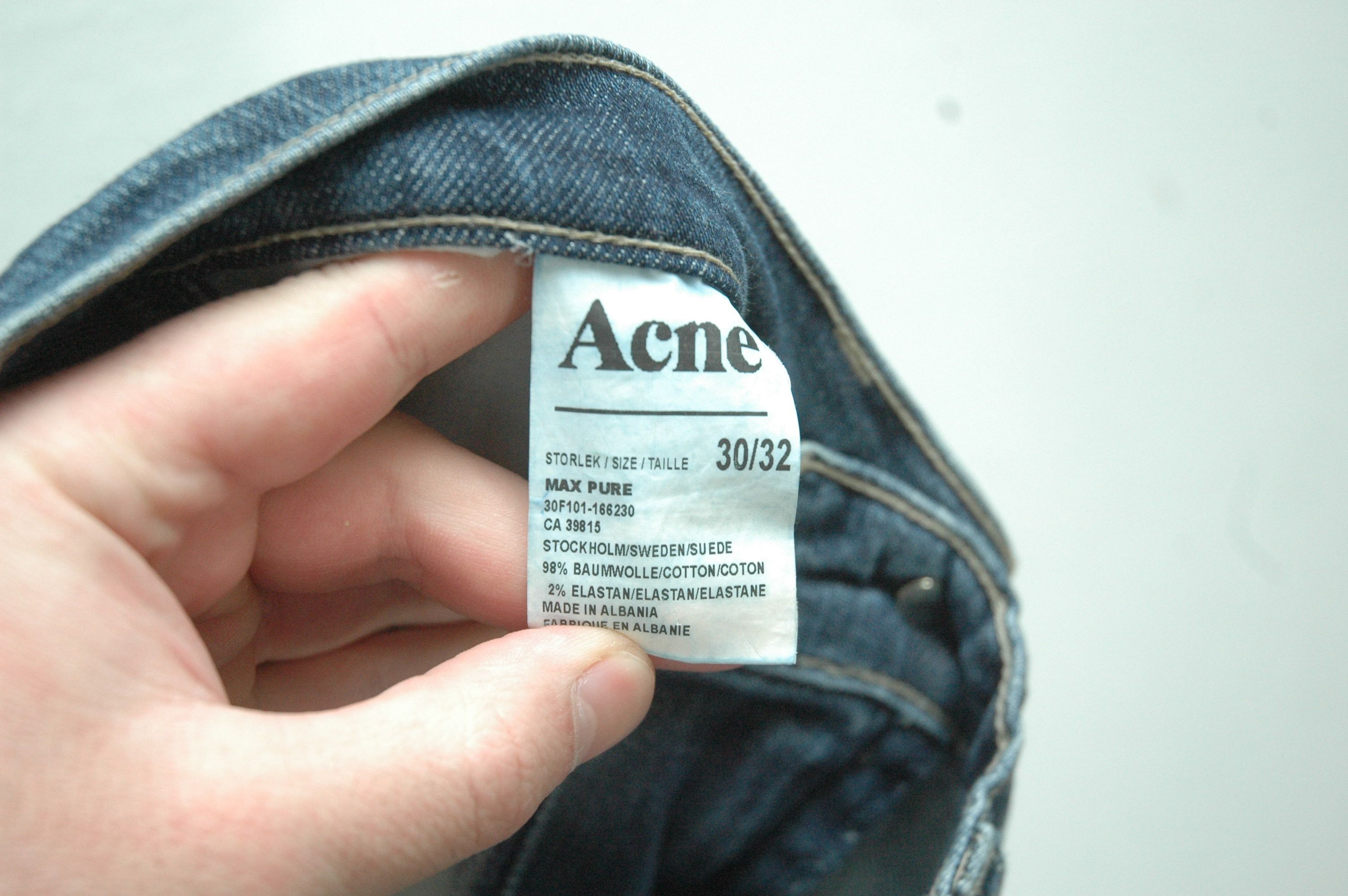 Acne Studios Acne Max Pure Denim Jeans Size US 30 / EU 46 - 6 Thumbnail