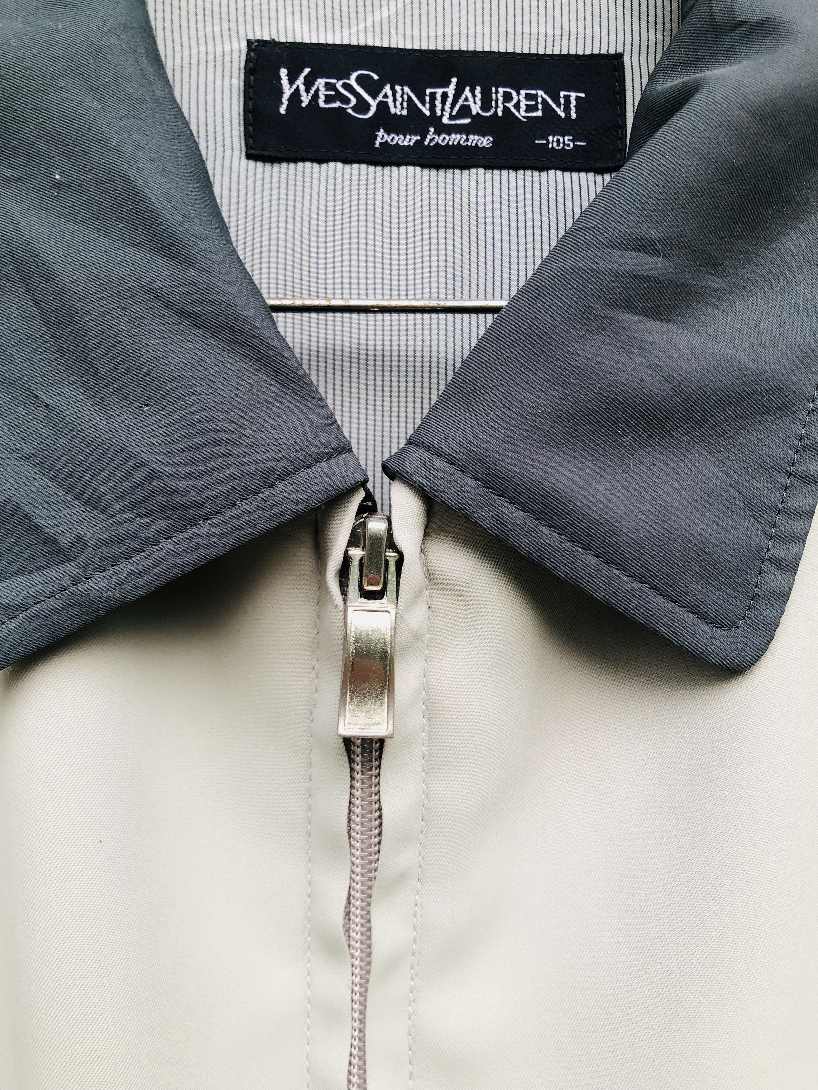 Yves Saint Laurent Yves Saint Laurent Zipper Jacket Size US XL / EU 56 / 4 - 5 Thumbnail