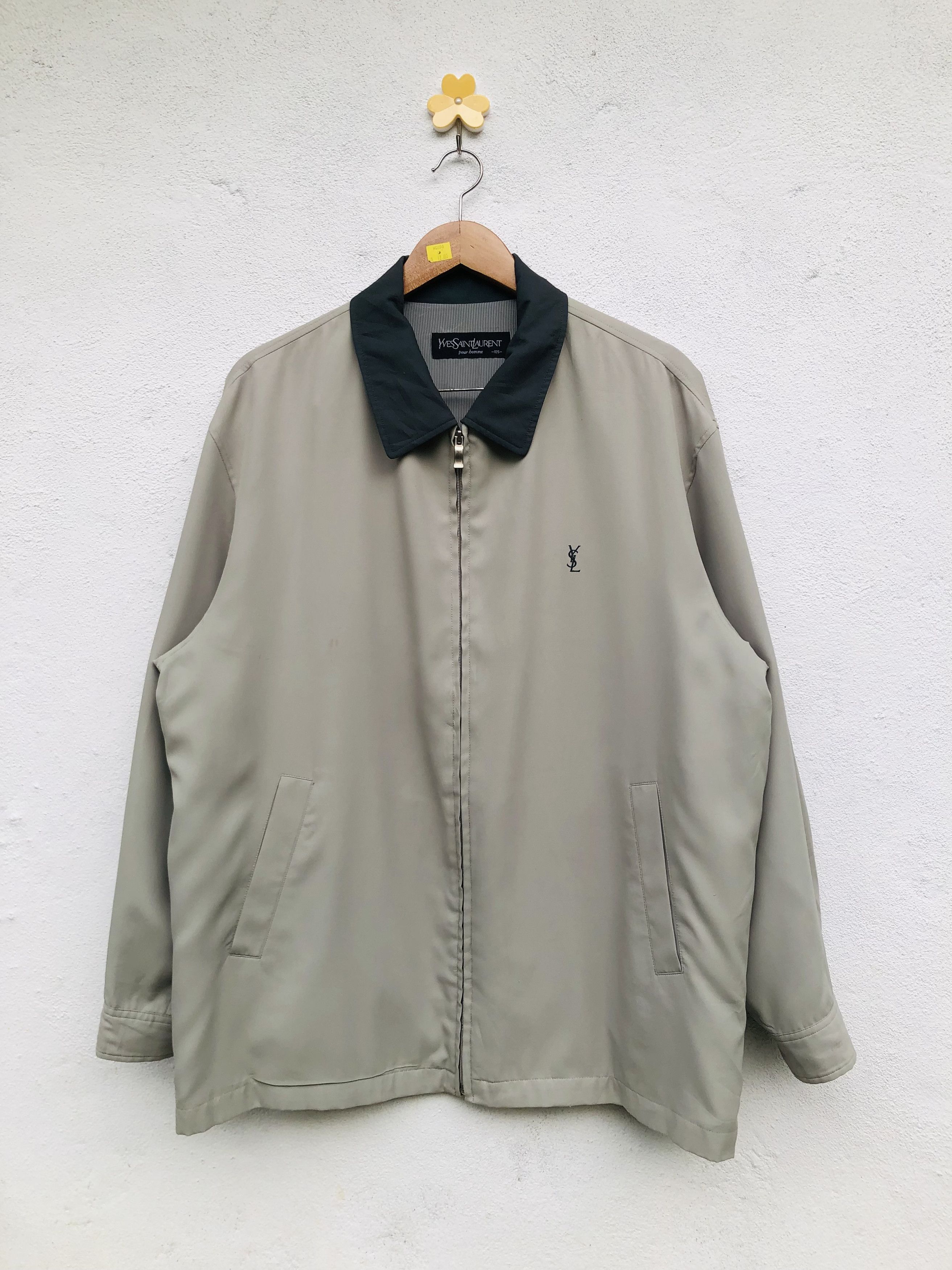 Yves Saint Laurent Yves Saint Laurent Zipper Jacket Size US XL / EU 56 / 4 - 1 Thumbnail