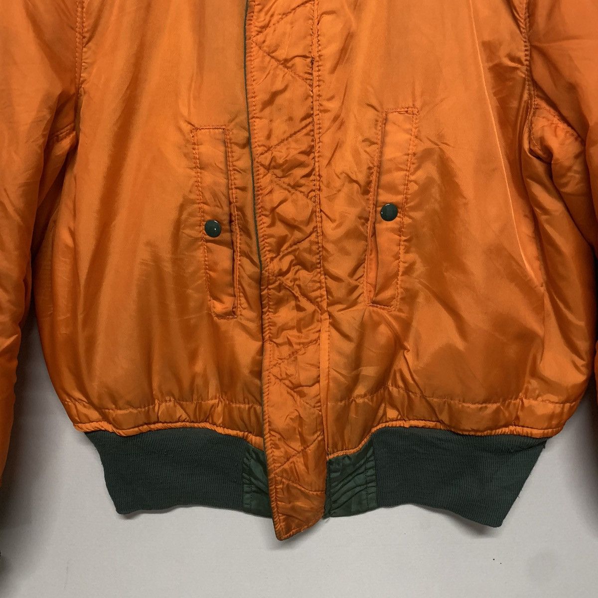 Alpha Industries Vintage Alpha Reversable Bomber Jacket Medium Size Size US M / EU 48-50 / 2 - 13 Thumbnail