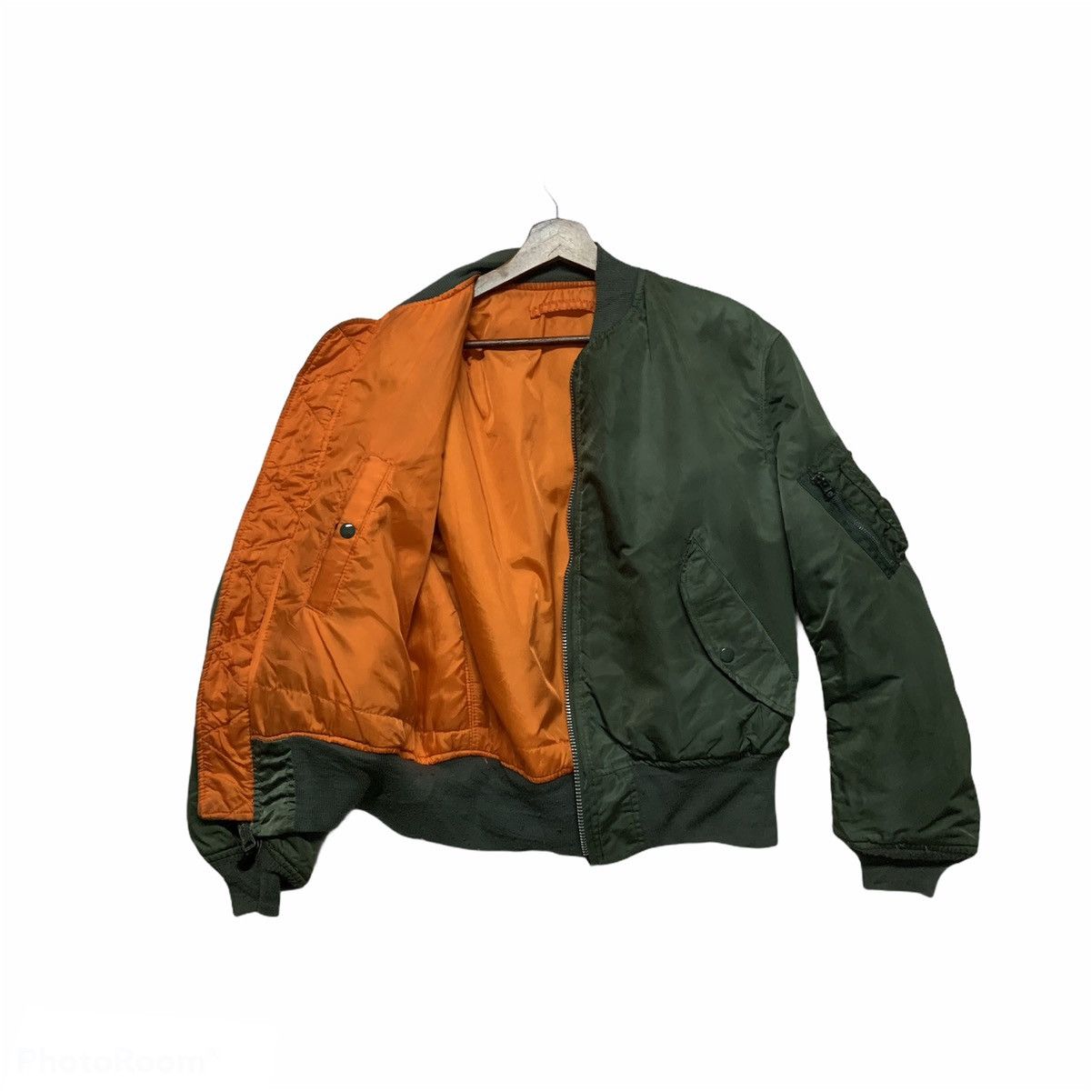 Alpha Industries Vintage Alpha Reversable Bomber Jacket Medium Size Size US M / EU 48-50 / 2 - 8 Thumbnail