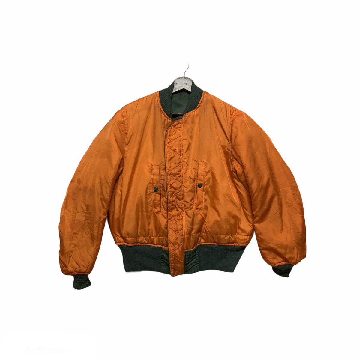 Alpha Industries Vintage Alpha Reversable Bomber Jacket Medium Size Size US M / EU 48-50 / 2 - 12 Thumbnail