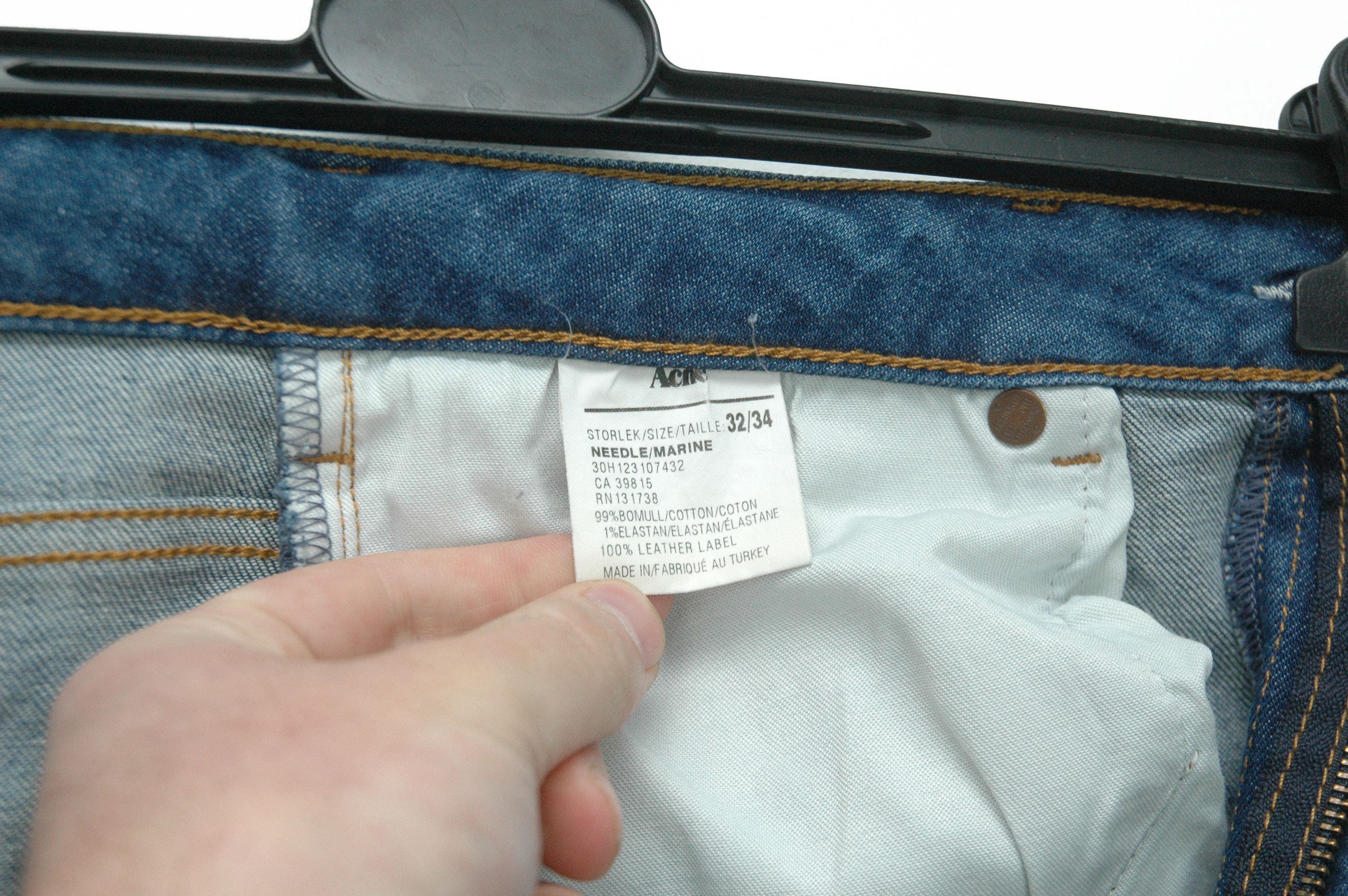 Acne Studios Acne Needle Marine Wmns Jeans W32 L34 Size 32" / US 10 / IT 46 - 12 Thumbnail