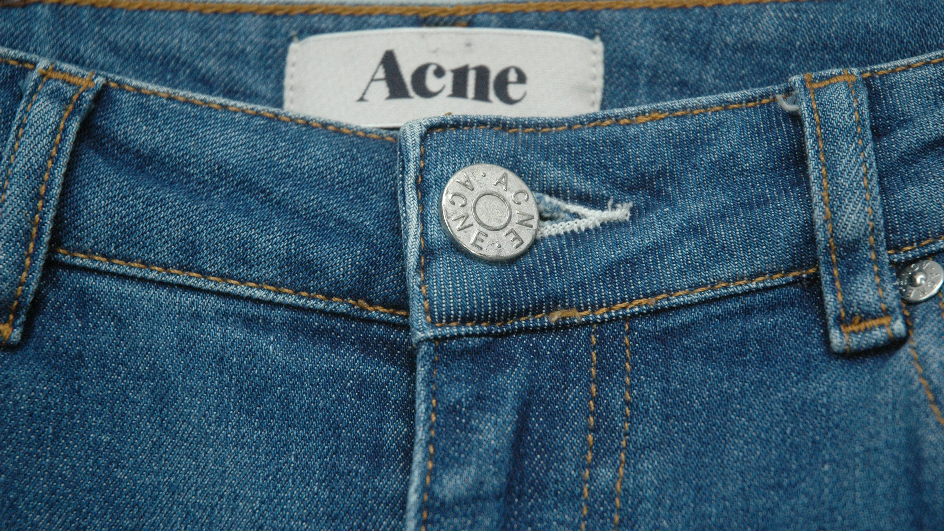 Acne Studios Acne Needle Marine Wmns Jeans W32 L34 Size 32" / US 10 / IT 46 - 4 Thumbnail
