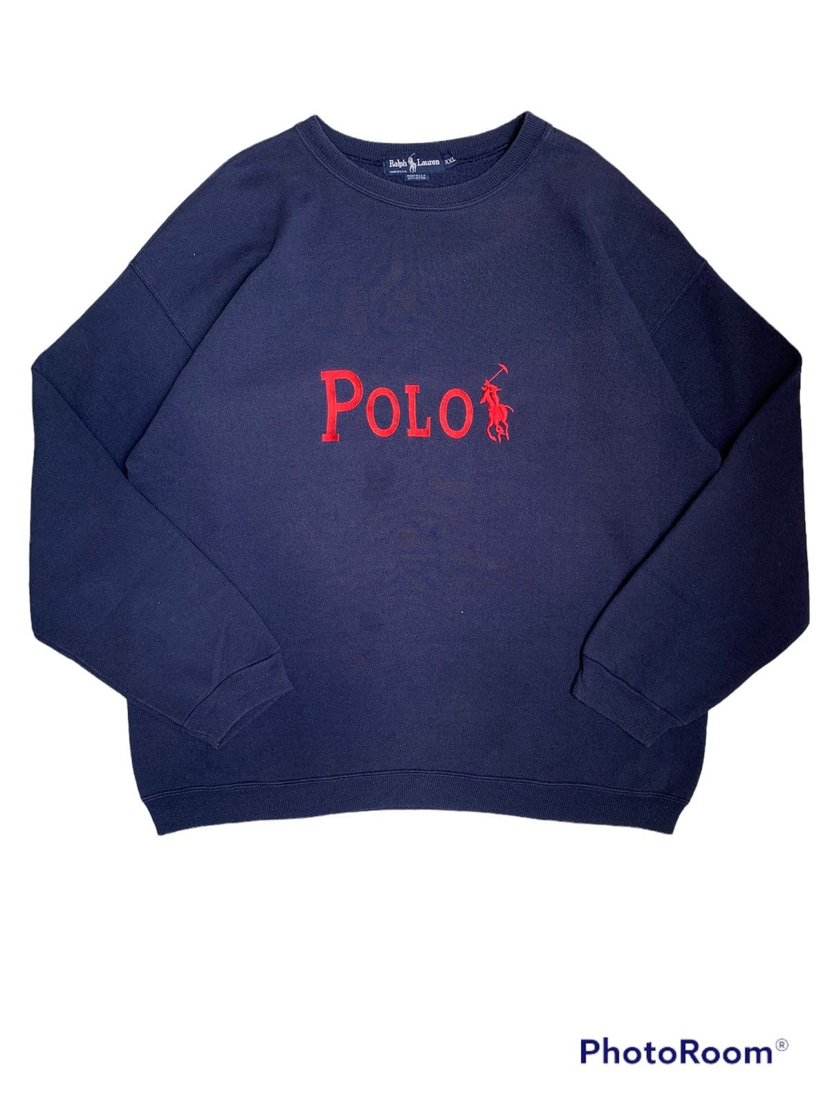 Other Vintage 80s Polo Ralph Lauren Sweatshirt Made in USA Size US XXL / EU 58 / 5 - 1 Thumbnail