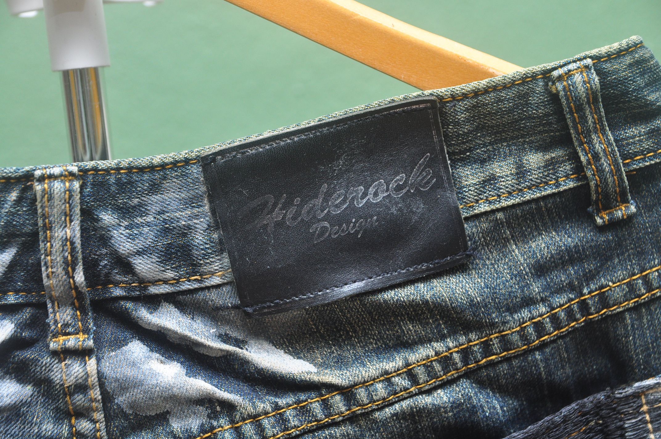 Japanese Brand Hiderock Design Denim Jeans Size US 32 / EU 48 - 9 Thumbnail