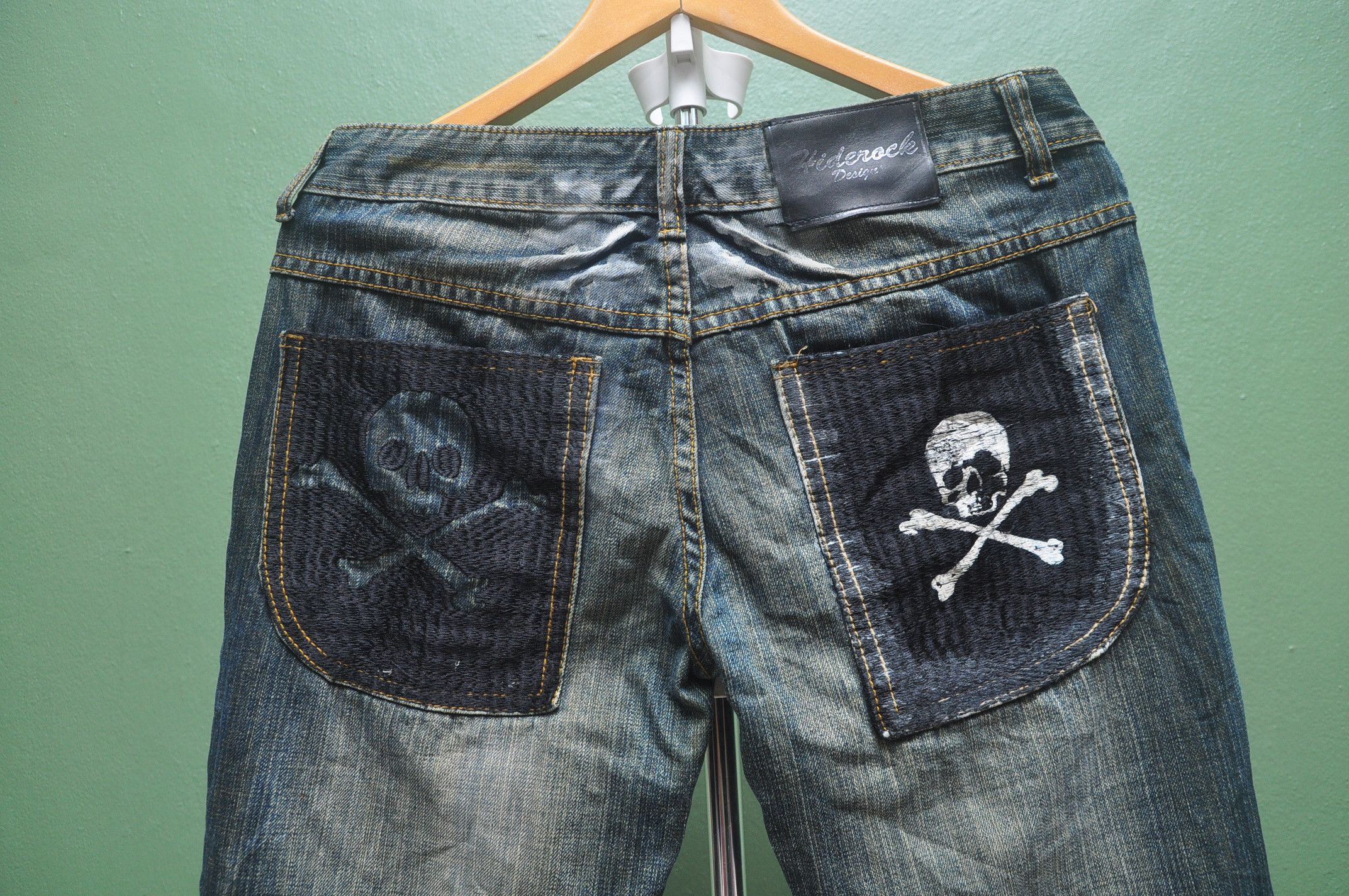 Japanese Brand Hiderock Design Denim Jeans Size US 32 / EU 48 - 2 Thumbnail