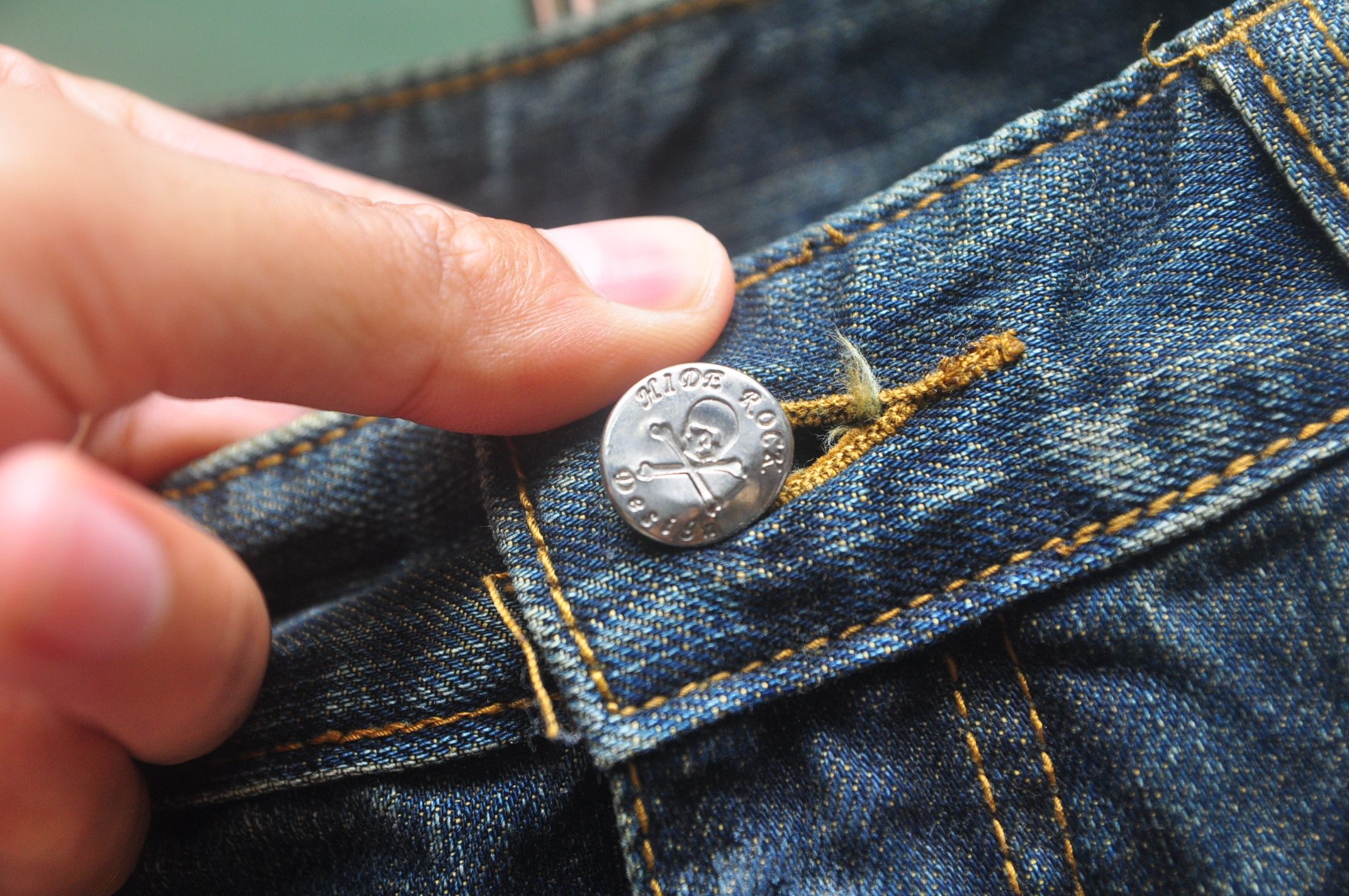 Japanese Brand Hiderock Design Denim Jeans Size US 32 / EU 48 - 8 Thumbnail