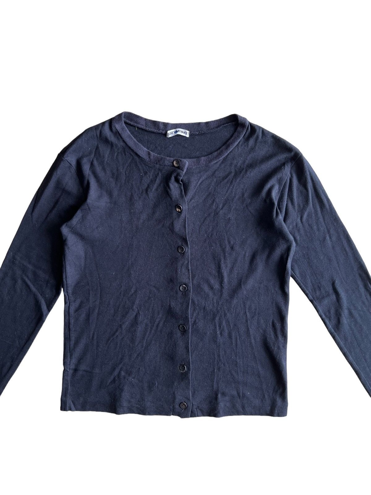 GRAIL🔥AW98 Issey Miyake Black Minimal Button Cardigan