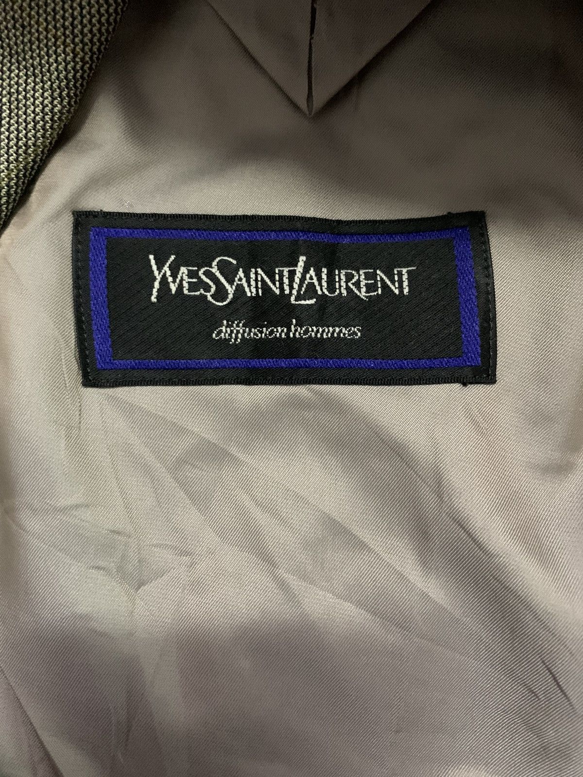 Designer × Yves Saint Laurent Nice Yves Saint Lauren Diffusion Hommes Blazer Jacket Size US L / EU 52-54 / 3 - 7 Thumbnail