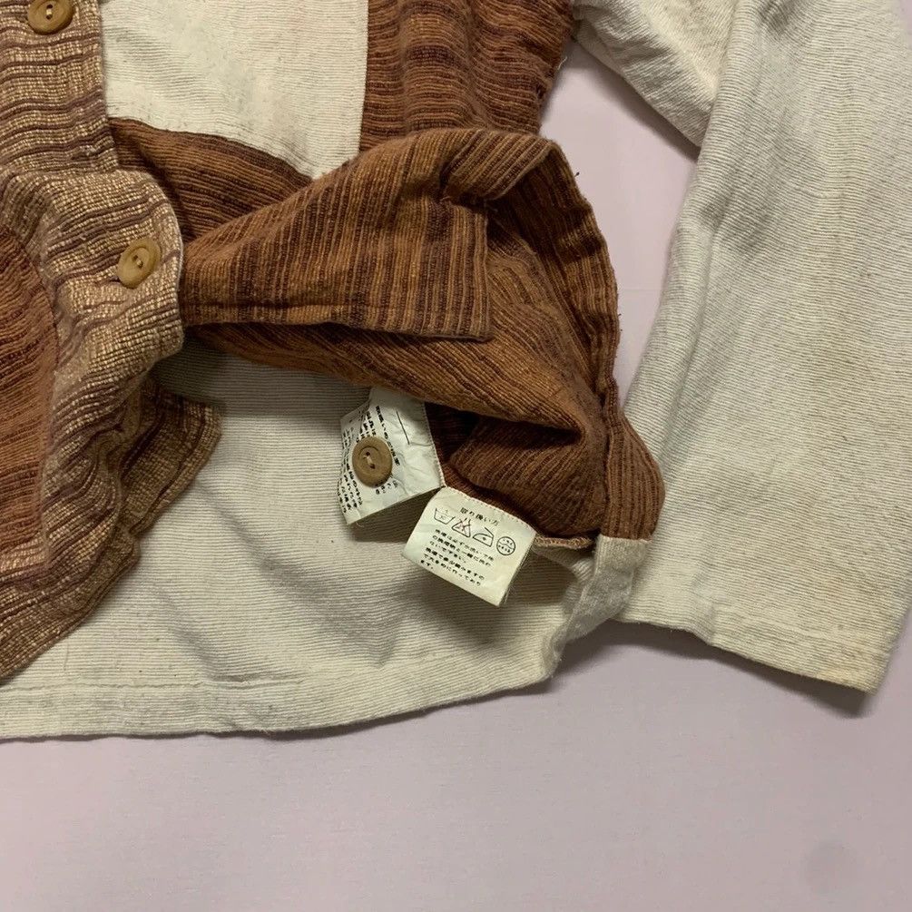 Japanese Brand LADIES! Vintage K Classic Patch Work Button Ups RARE Jacket Size L / US 10 / IT 46 - 10 Thumbnail