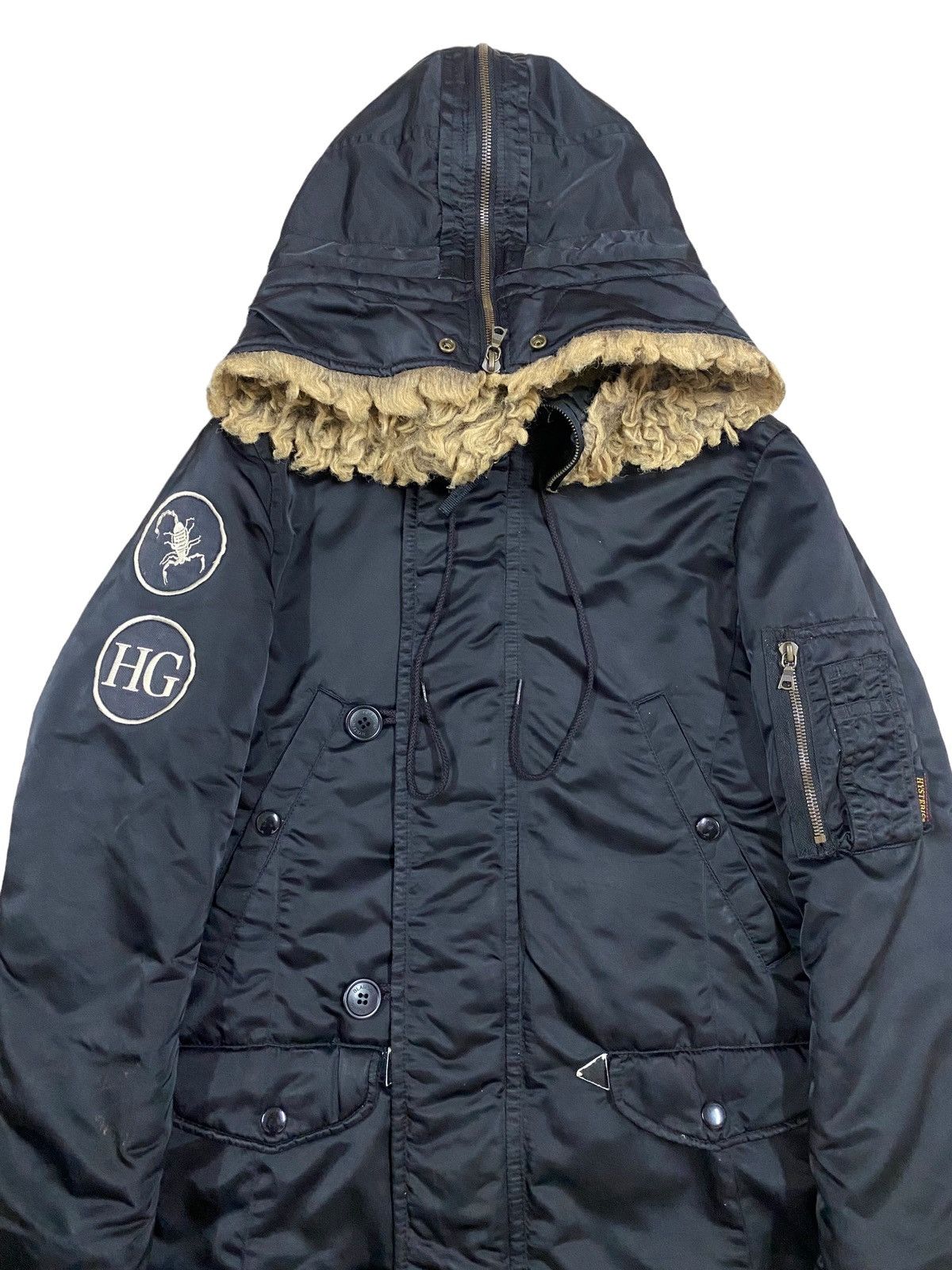 Hysteric Glamour Vtg🔥Hysteric Glamour N3b Fur Hoodie Extreme Weather Parka Size US S / EU 44-46 / 1 - 5 Thumbnail