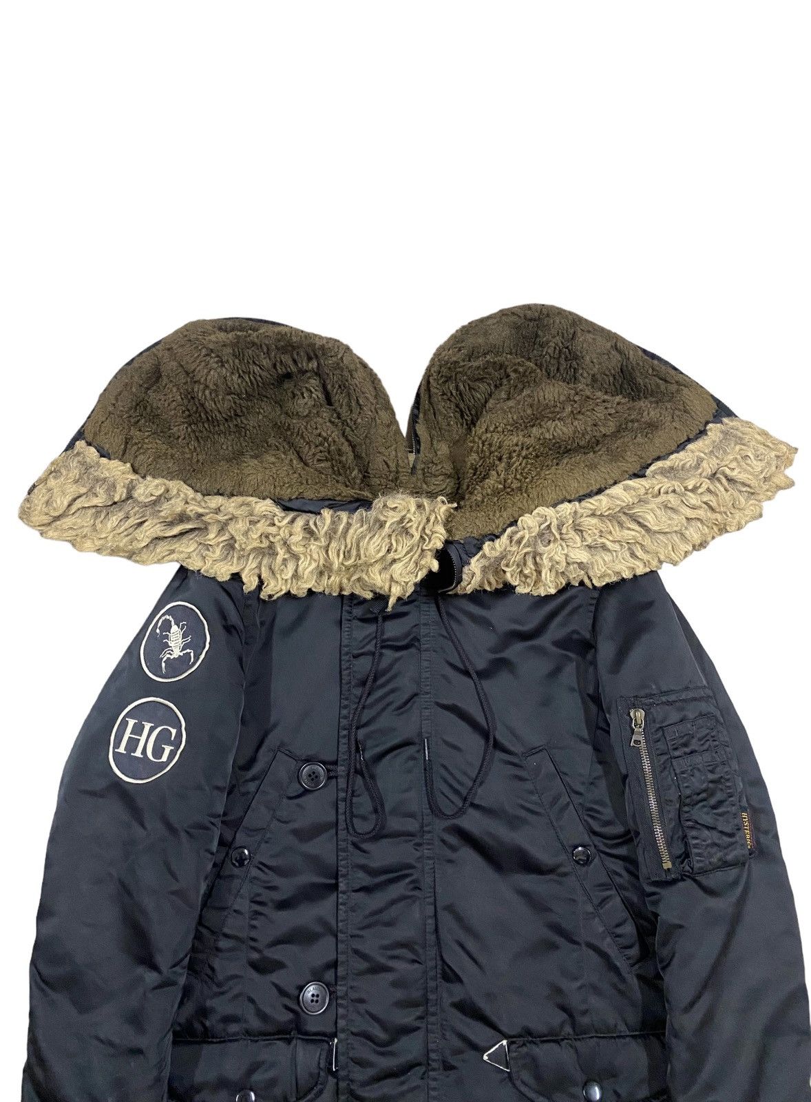 Hysteric Glamour Vtg🔥Hysteric Glamour N3b Fur Hoodie Extreme Weather Parka Size US S / EU 44-46 / 1 - 13 Thumbnail