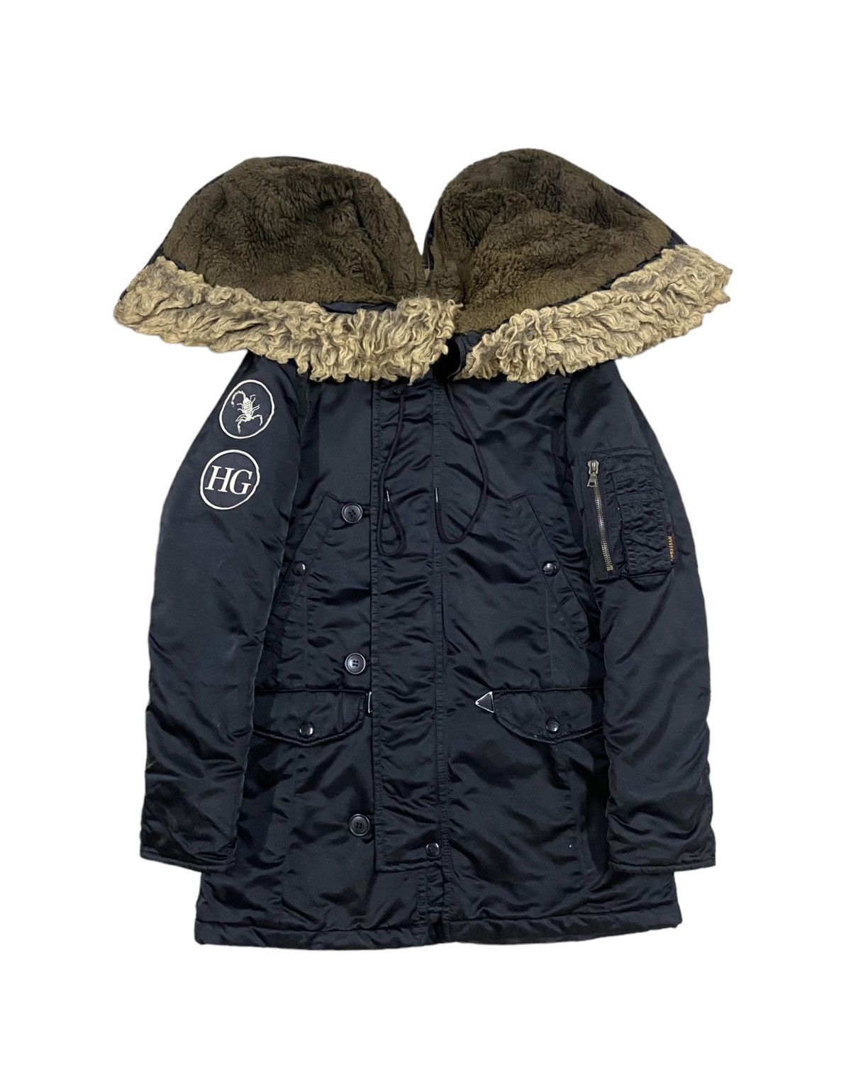 Hysteric Glamour Vtg🔥Hysteric Glamour N3b Fur Hoodie Extreme Weather Parka Size US S / EU 44-46 / 1 - 4 Thumbnail
