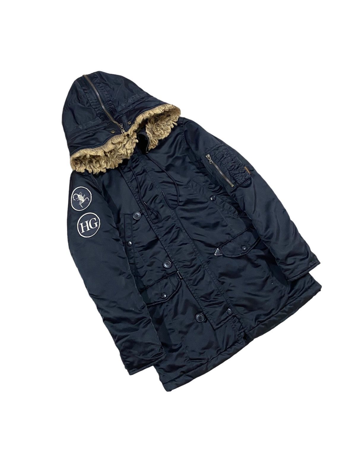 Hysteric Glamour Vtg🔥Hysteric Glamour N3b Fur Hoodie Extreme Weather Parka Size US S / EU 44-46 / 1 - 11 Thumbnail