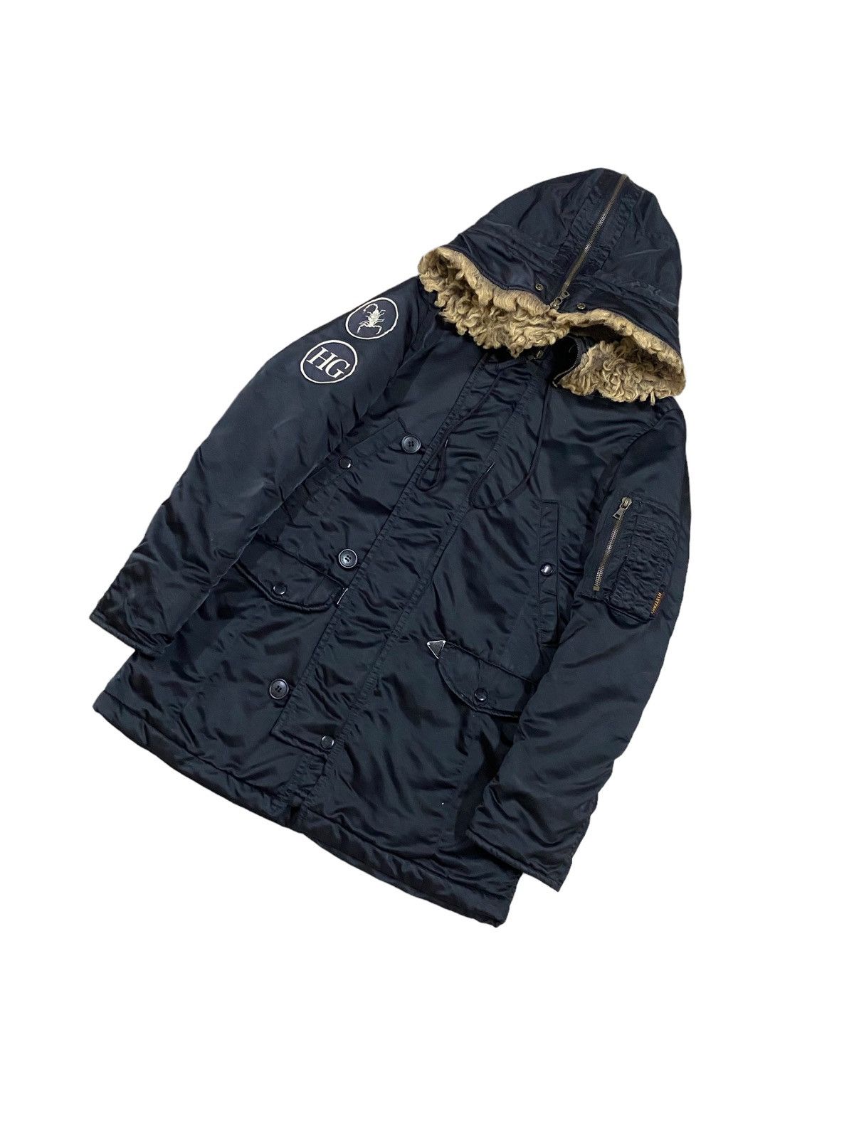 Hysteric Glamour Vtg🔥Hysteric Glamour N3b Fur Hoodie Extreme Weather Parka Size US S / EU 44-46 / 1 - 12 Thumbnail