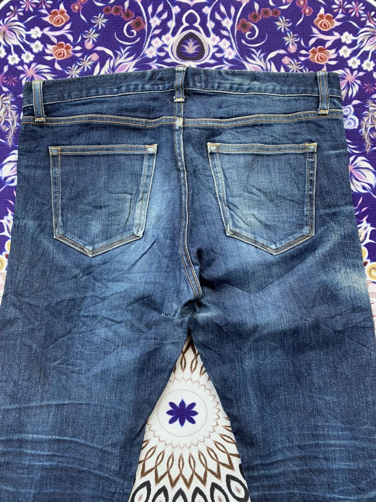 Japanese Brand Uniqlo Selvedge Slim Fit Denim Size US 36 / EU 52 - 9 Thumbnail