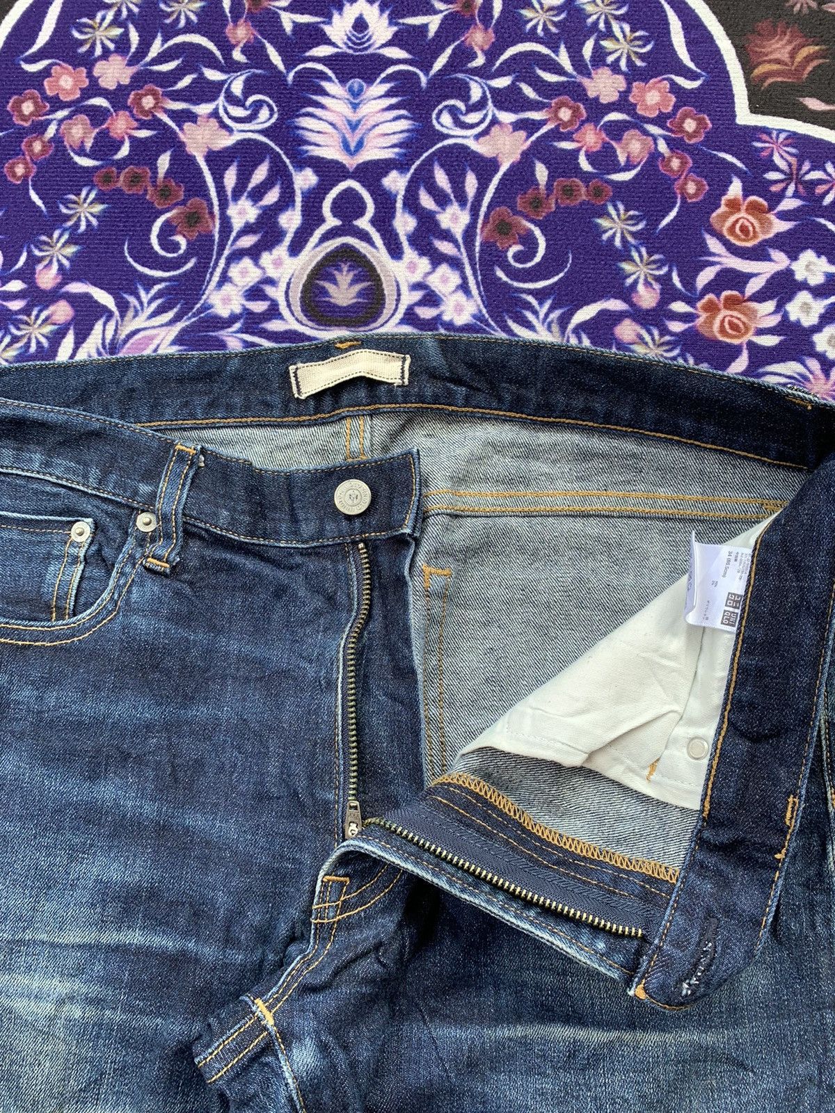 Japanese Brand Uniqlo Selvedge Slim Fit Denim Size US 36 / EU 52 - 4 Thumbnail