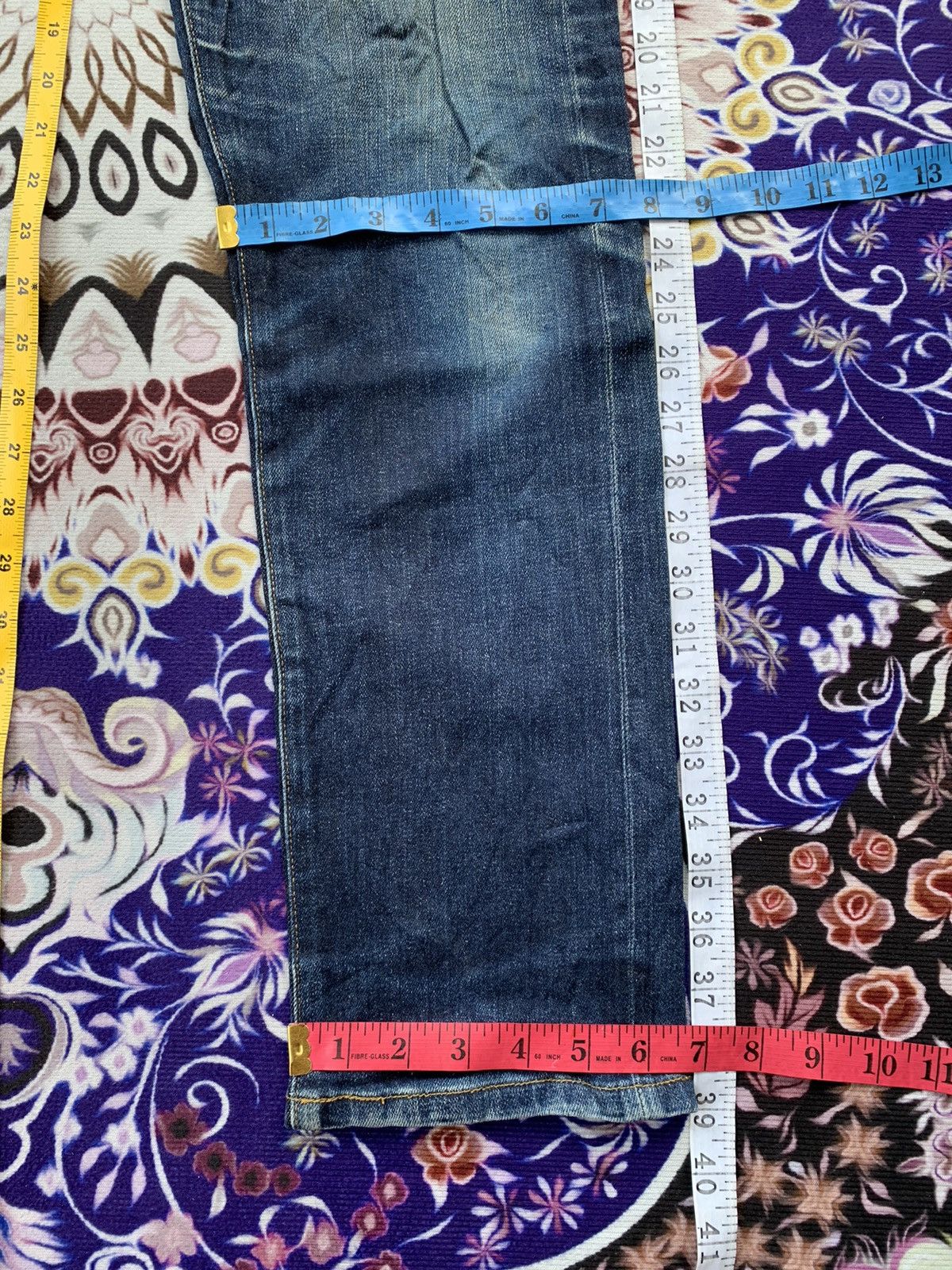 Japanese Brand Uniqlo Selvedge Slim Fit Denim Size US 36 / EU 52 - 11 Thumbnail