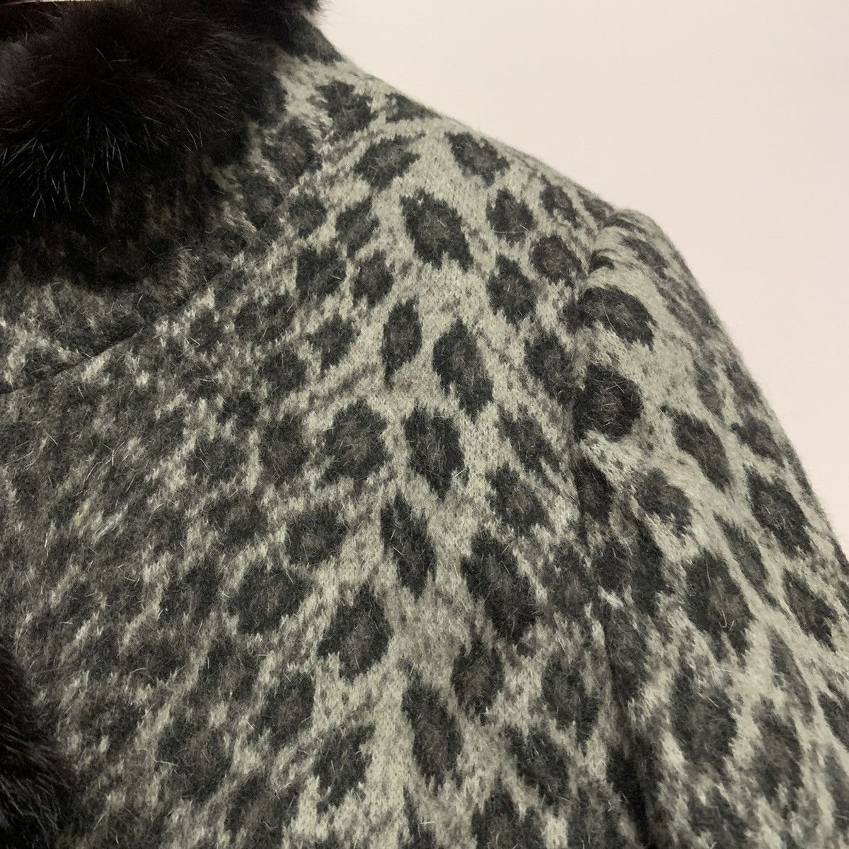 Japanese Brand × Vintage Vintage Ruciano Leopard RARE Double Breast Fur Jacket & Coat Size M / US 6-8 / IT 42-44 - 5 Thumbnail