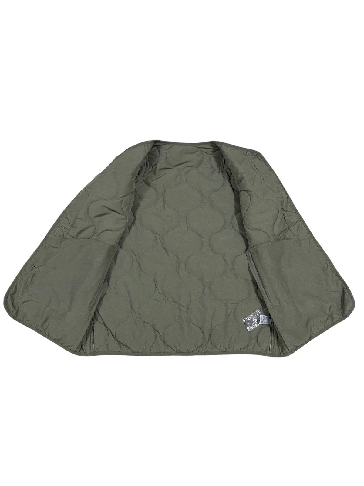 Beauty Beast × GU × Japanese Brand G.u Waistcoat Olive Green Quilted Gilet Vest Jacket Size 40S - 4 Thumbnail