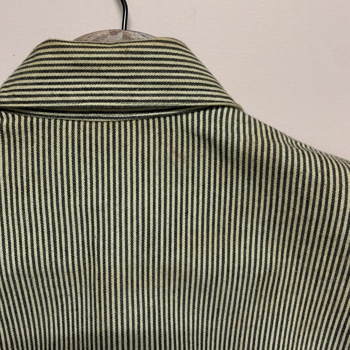 Japanese Brand Y2K Hickory Striped Japanese Vintage Double Breast Jacket Size M / US 6-8 / IT 42-44 - 6 Thumbnail