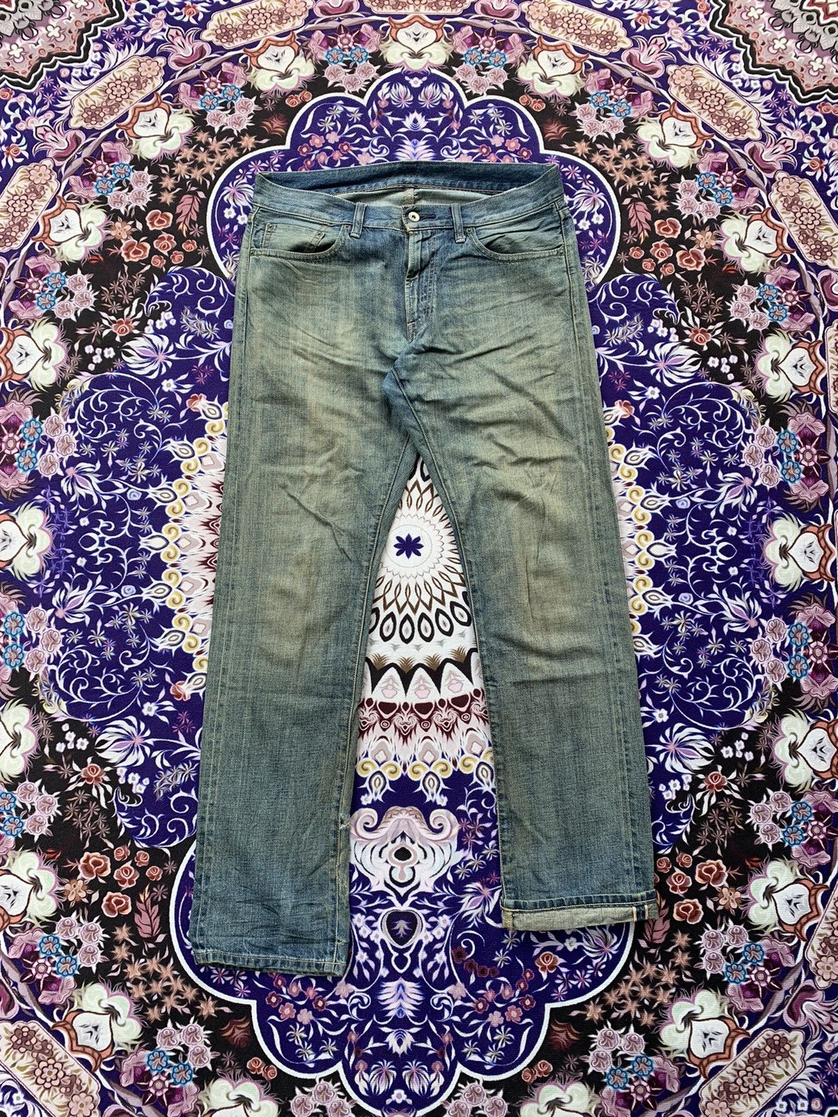 Japanese Brand Uniqlo Selvedge Denim Size US 36 / EU 52 - 1 Thumbnail