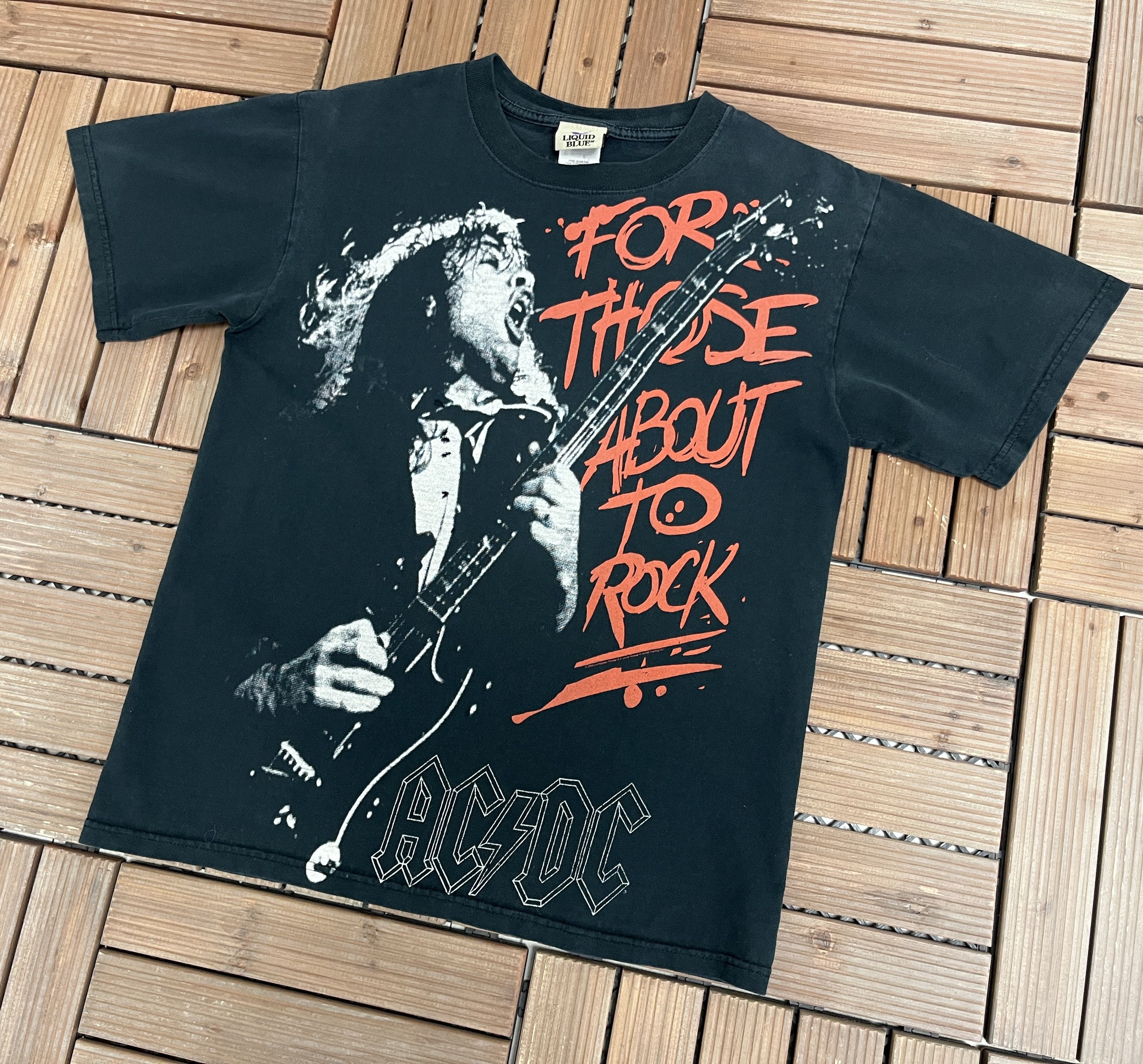 Vintage AC/DC For Those About To Rock Vintage T-Shirt Tee Size US M / EU 48-50 / 2 - 3 Thumbnail