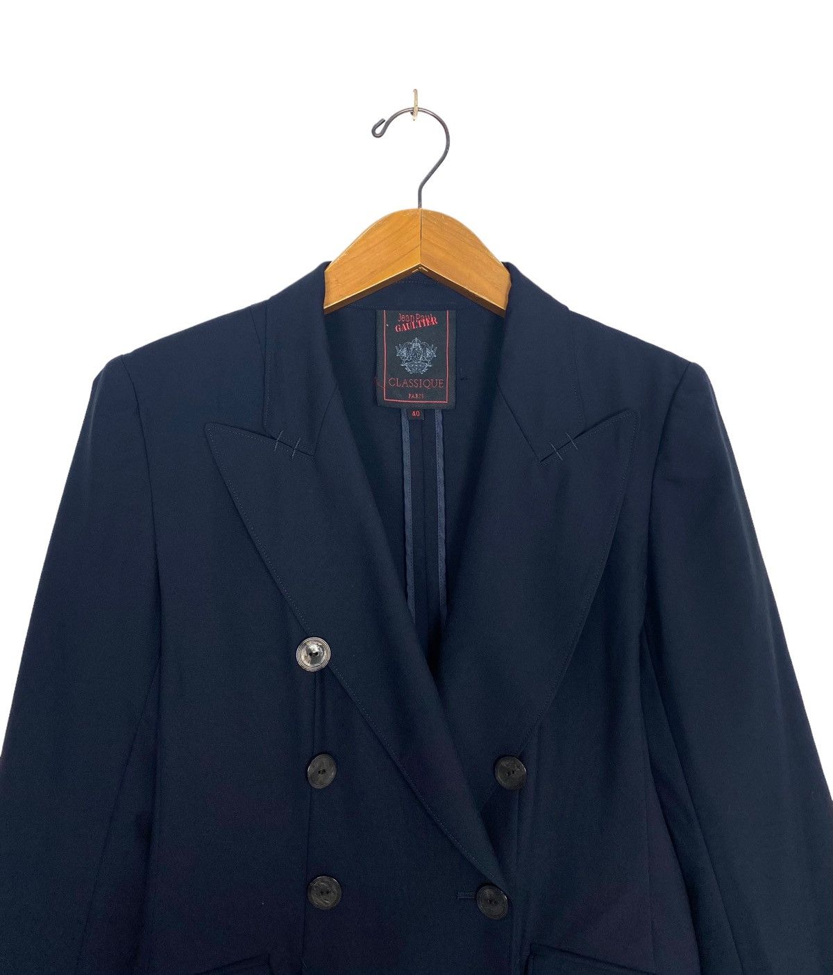 Jean Paul Gaultier Jean Paul Gaultier Classique Paris Double Breasted Blazer Size S / US 4 / IT 40 - 2 Thumbnail