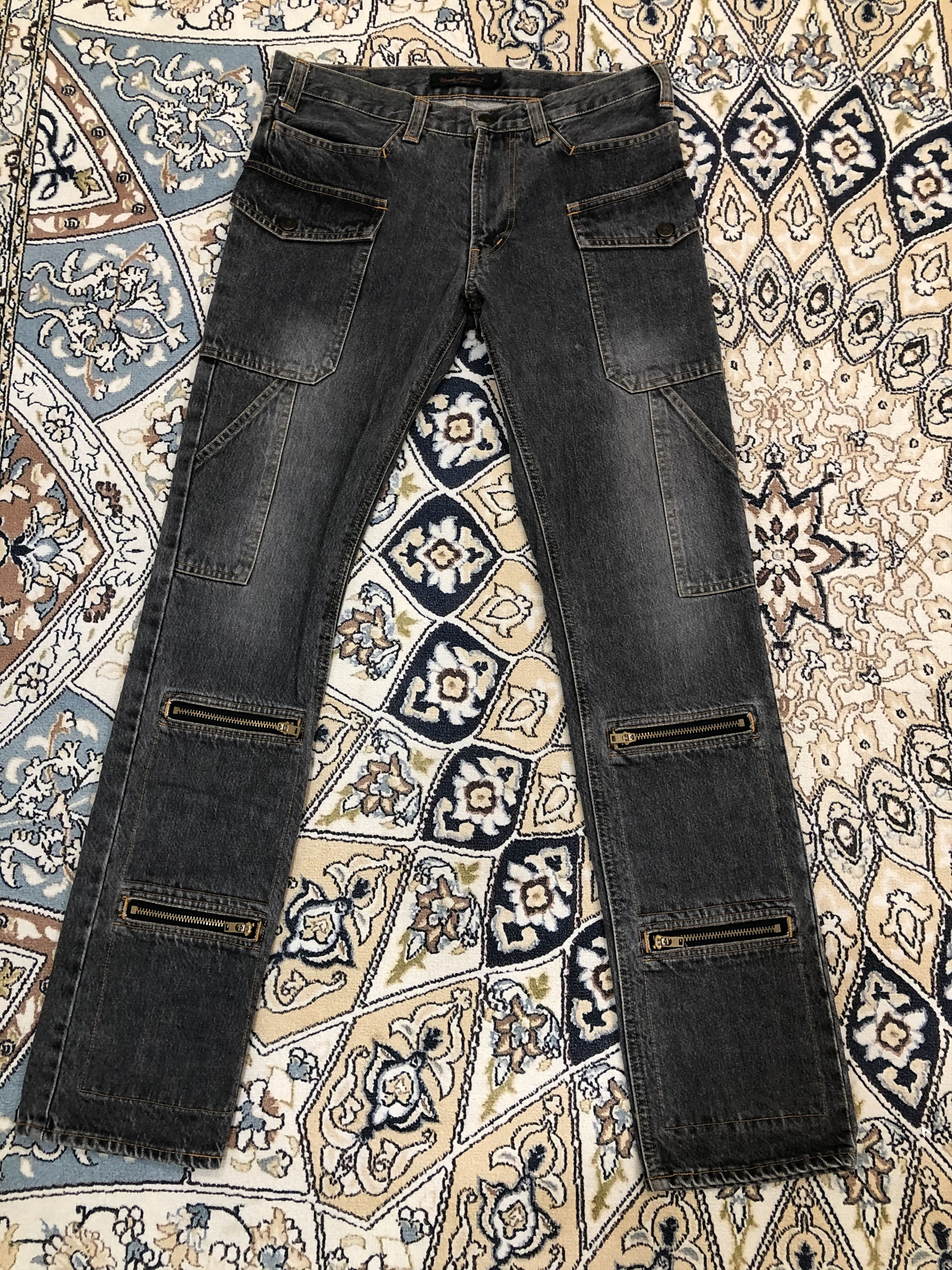 Undercover UNDERCOVER BLACK CARGO DENIM AW03 PAPERDOLL Size US 30 / EU 46 - 1 Thumbnail