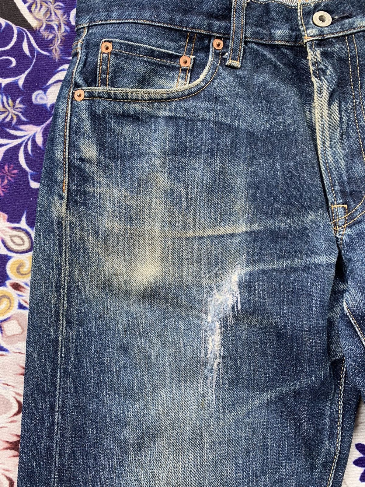 Japanese Brand Uniqlo Selvedge Denim Size US 33 - 5 Thumbnail