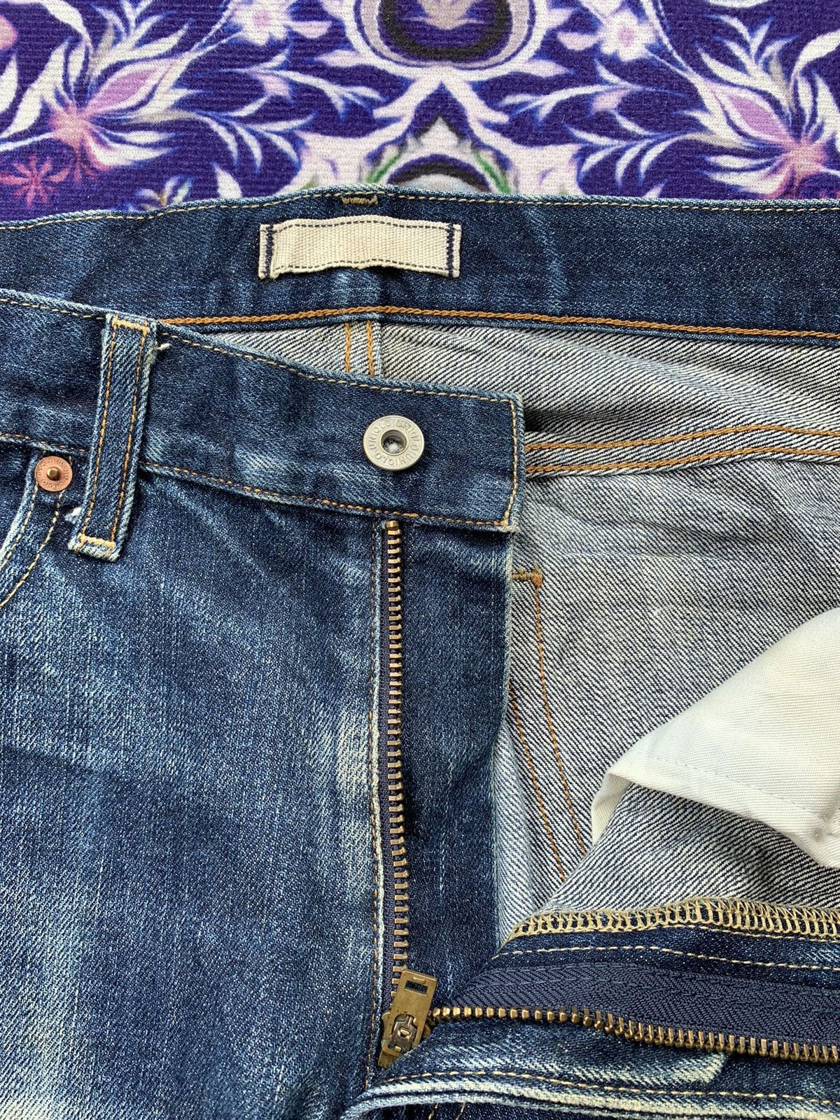 Japanese Brand Uniqlo Selvedge Denim Size US 33 - 6 Thumbnail
