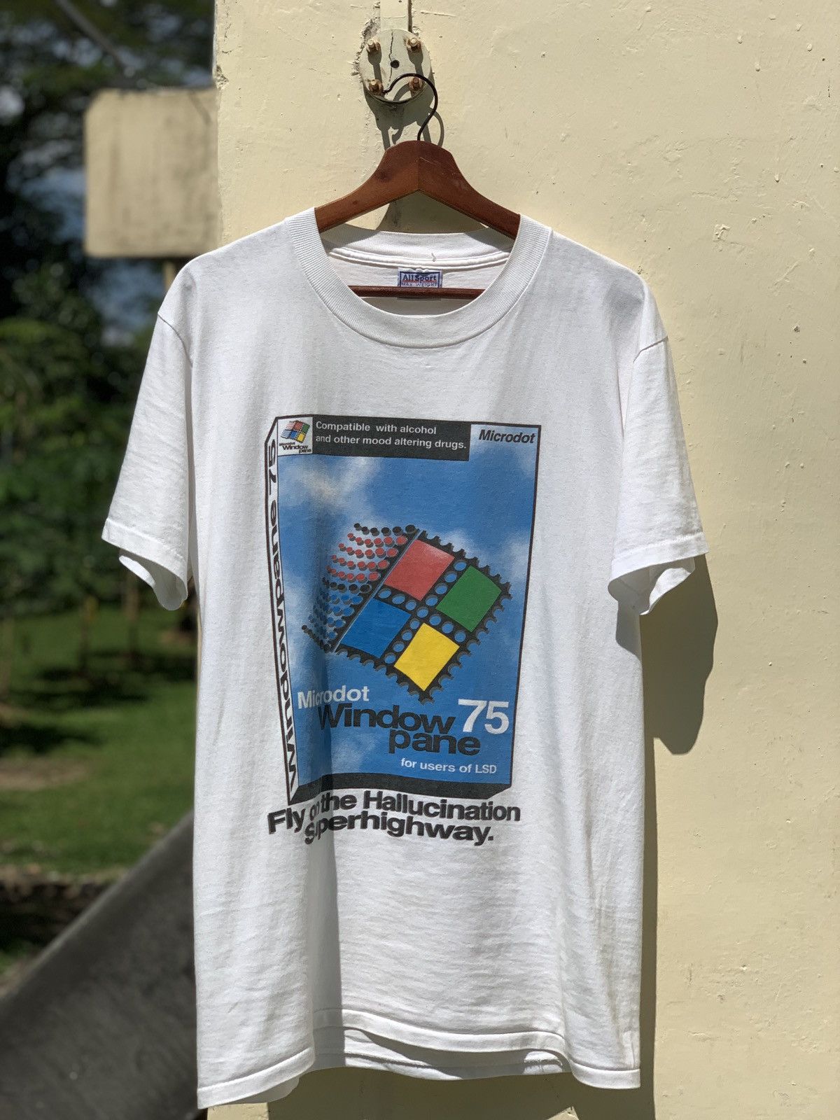 LSDworldpeace × Vintage Vintage 90s LSD microdots parody microsoft Size US L / EU 52-54 / 3 - 2 Thumbnail