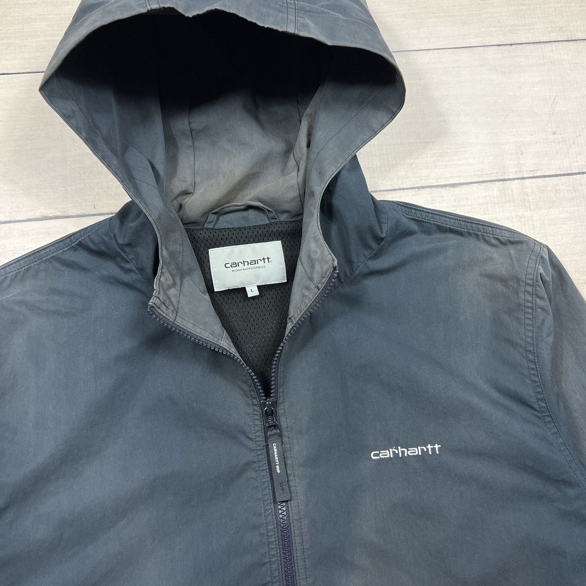 Carhartt Vintage Faded Navy Carhartt Jacket Bomber Size US L / EU 52-54 / 3 - 4 Thumbnail