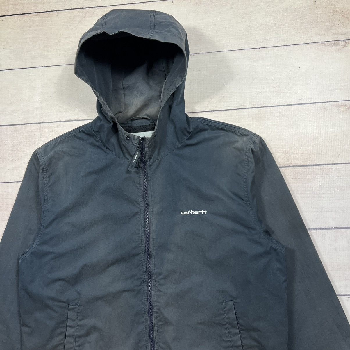 Carhartt Vintage Faded Navy Carhartt Jacket Bomber Size US L / EU 52-54 / 3 - 3 Thumbnail