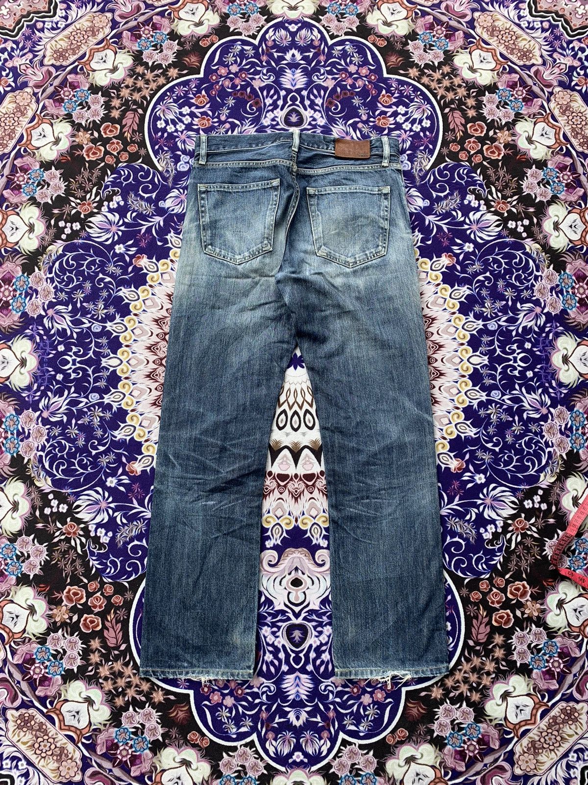 Uniqlo Japanese Uniqlo Nice Faded Distresed Denim Size US 34 / EU 50 - 12 Thumbnail