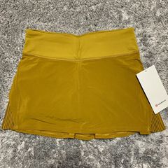 NWOT Lululemon Play Off The Pleats Skirt *Everglade Green