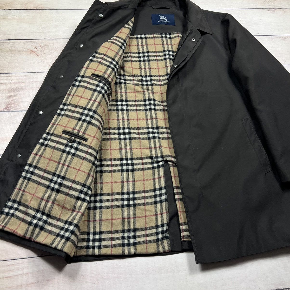 Burberry Burberry Brown Coat Wool Checkered Inside Size US L / EU 52-54 / 3 - 6 Thumbnail