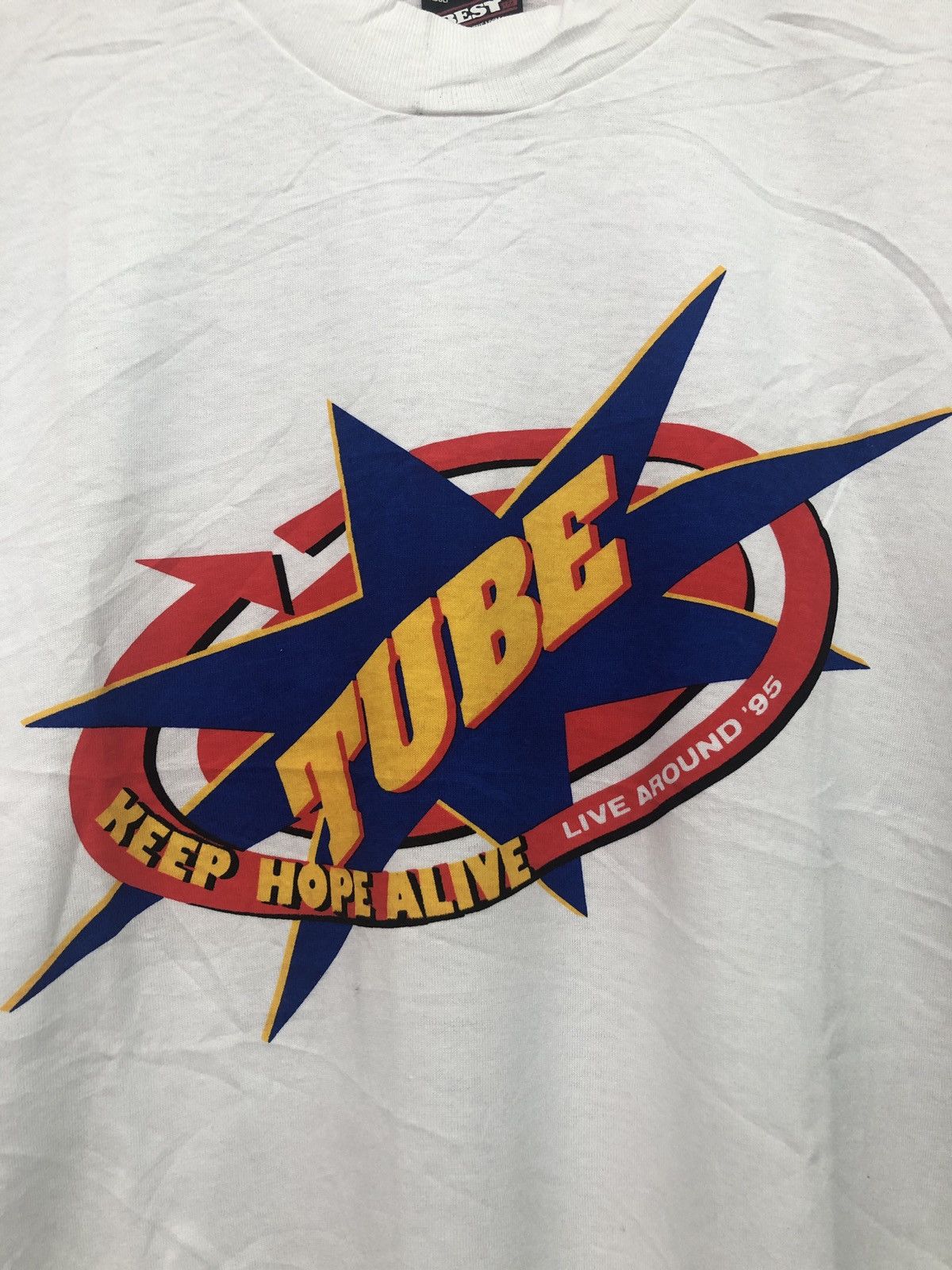 Band Tees Vintage Dead Stock Tube Live Around 95 T-Shirt Size US L / EU 52-54 / 3 - 2 Thumbnail