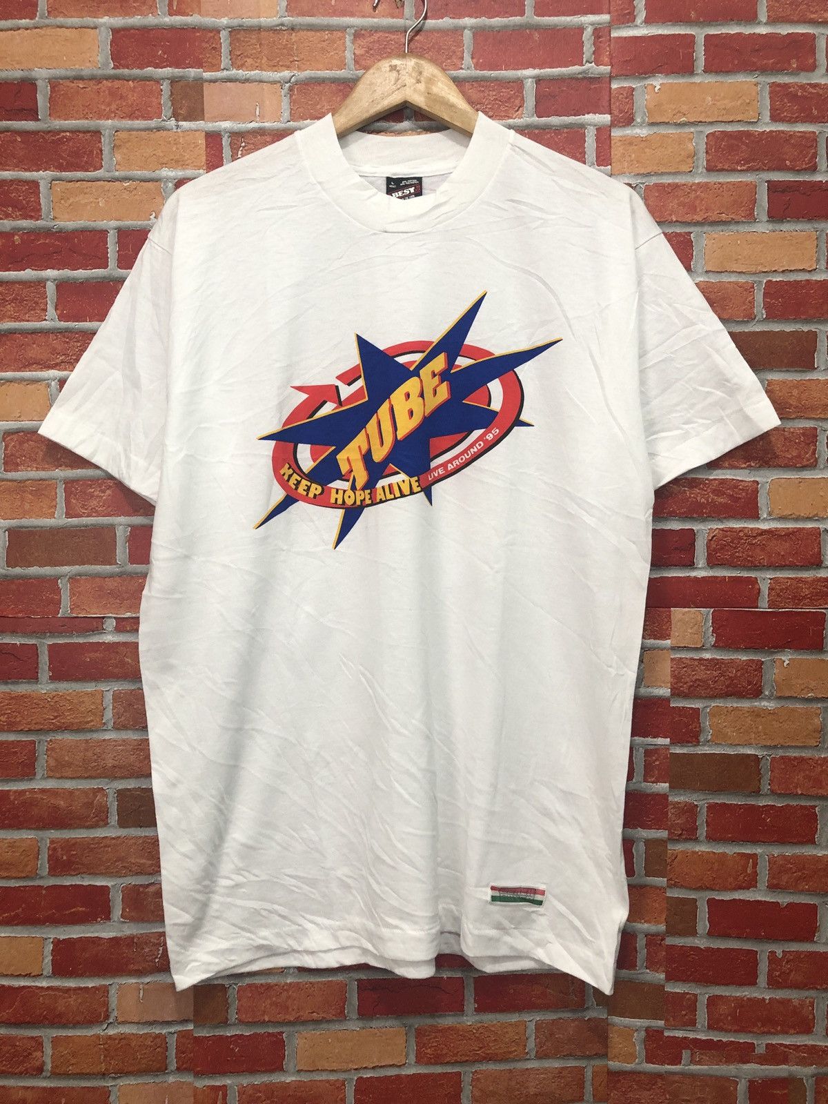 Band Tees Vintage Dead Stock Tube Live Around 95 T-Shirt Size US L / EU 52-54 / 3 - 1 Thumbnail