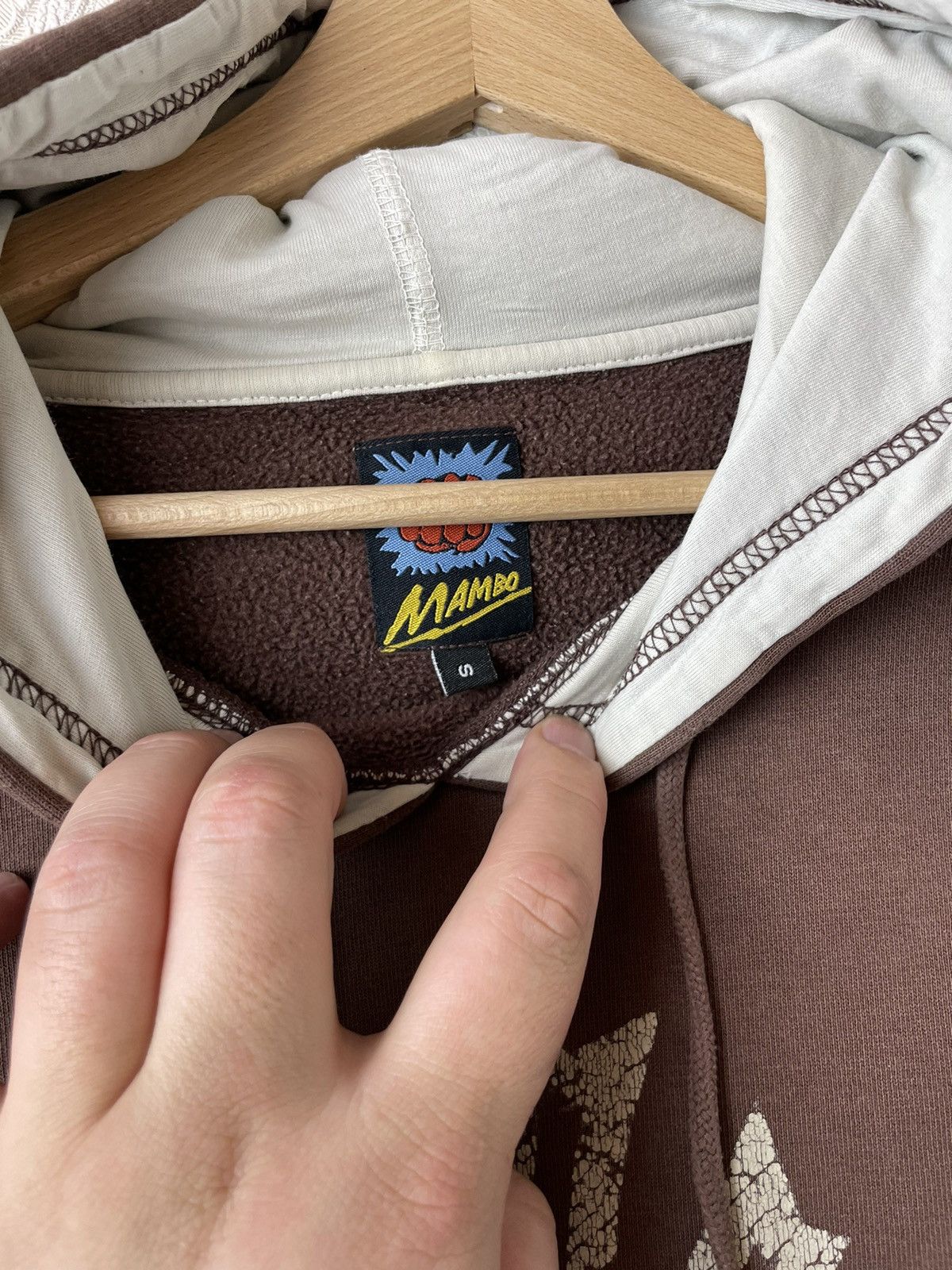 Mambo × Vintage Mambo Vintage Hoodie Sweatshirt 2000 Rare Y2K Hype Size US S / EU 44-46 / 1 - 4 Thumbnail