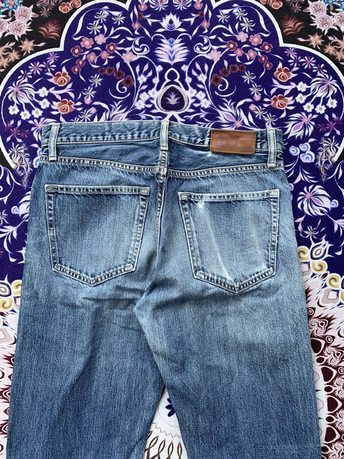 Japanese Brand Uniqlo Faded Wash Denim Size US 32 / EU 48 - 14 Thumbnail