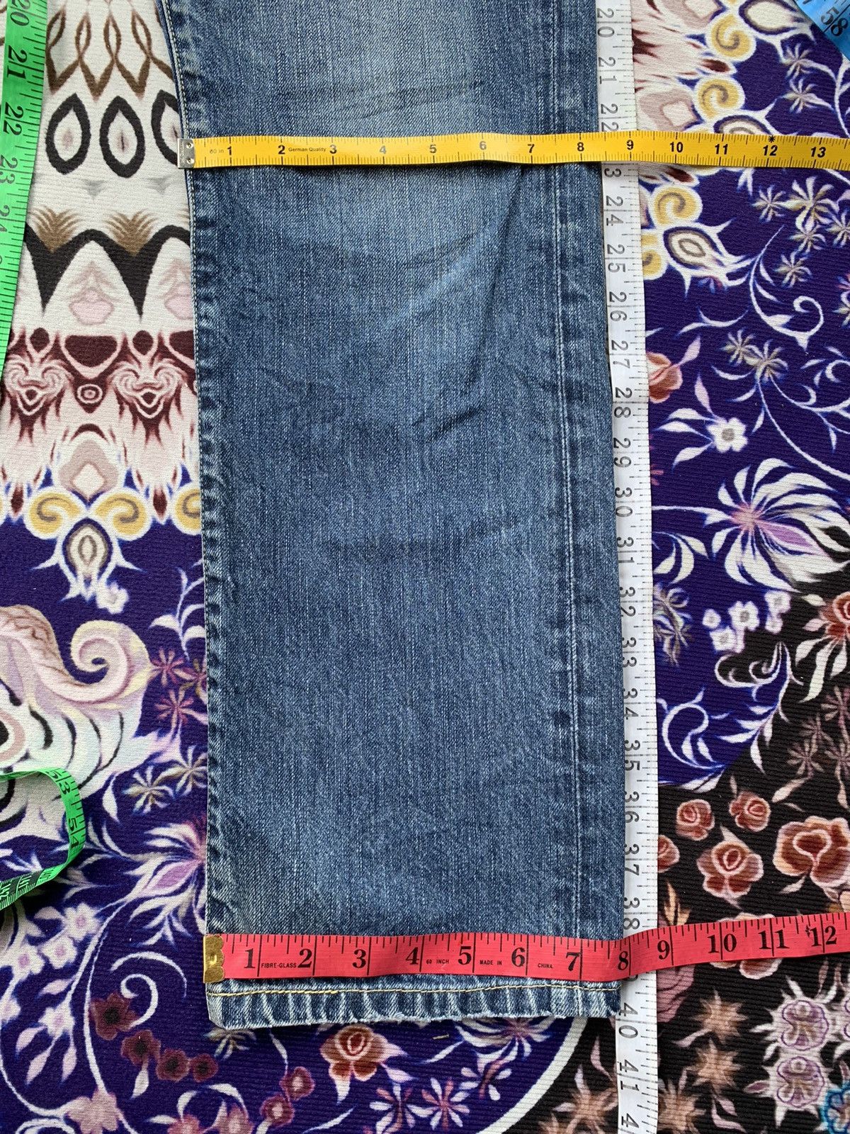 Japanese Brand Uniqlo Faded Wash Denim Size US 32 / EU 48 - 16 Thumbnail