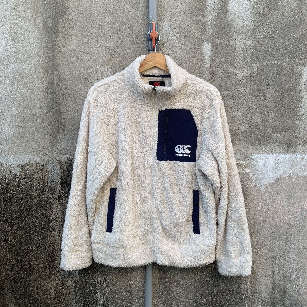 Vintage Canterbury Of New Zealand Faux Fur Zip Ups Jacket